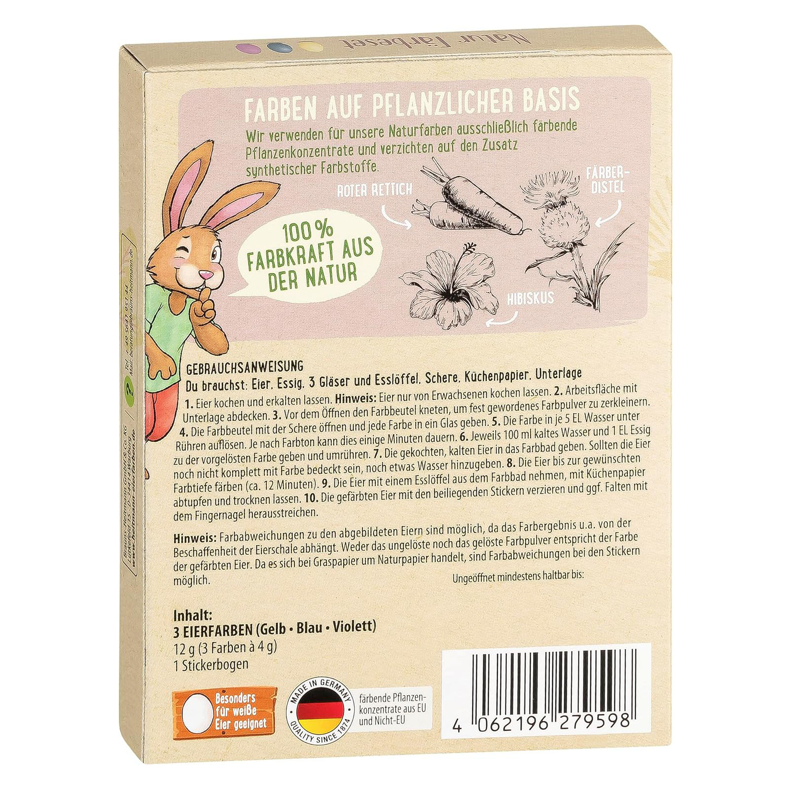 Brauns Heitmann Natur F�rbeset Eierfarbe Kalt