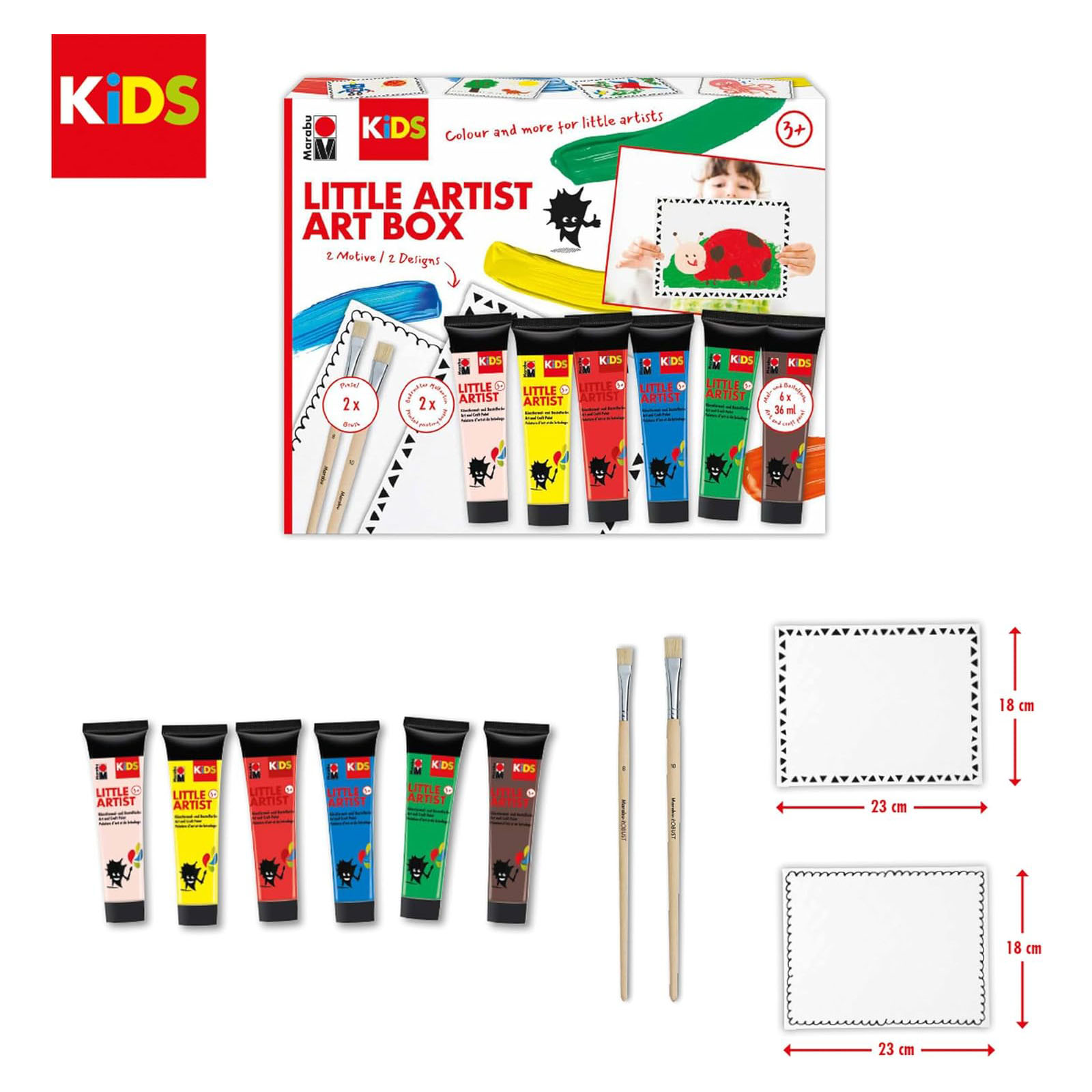 Marabu KiDS Little Artist Art Box 6 x 36ml