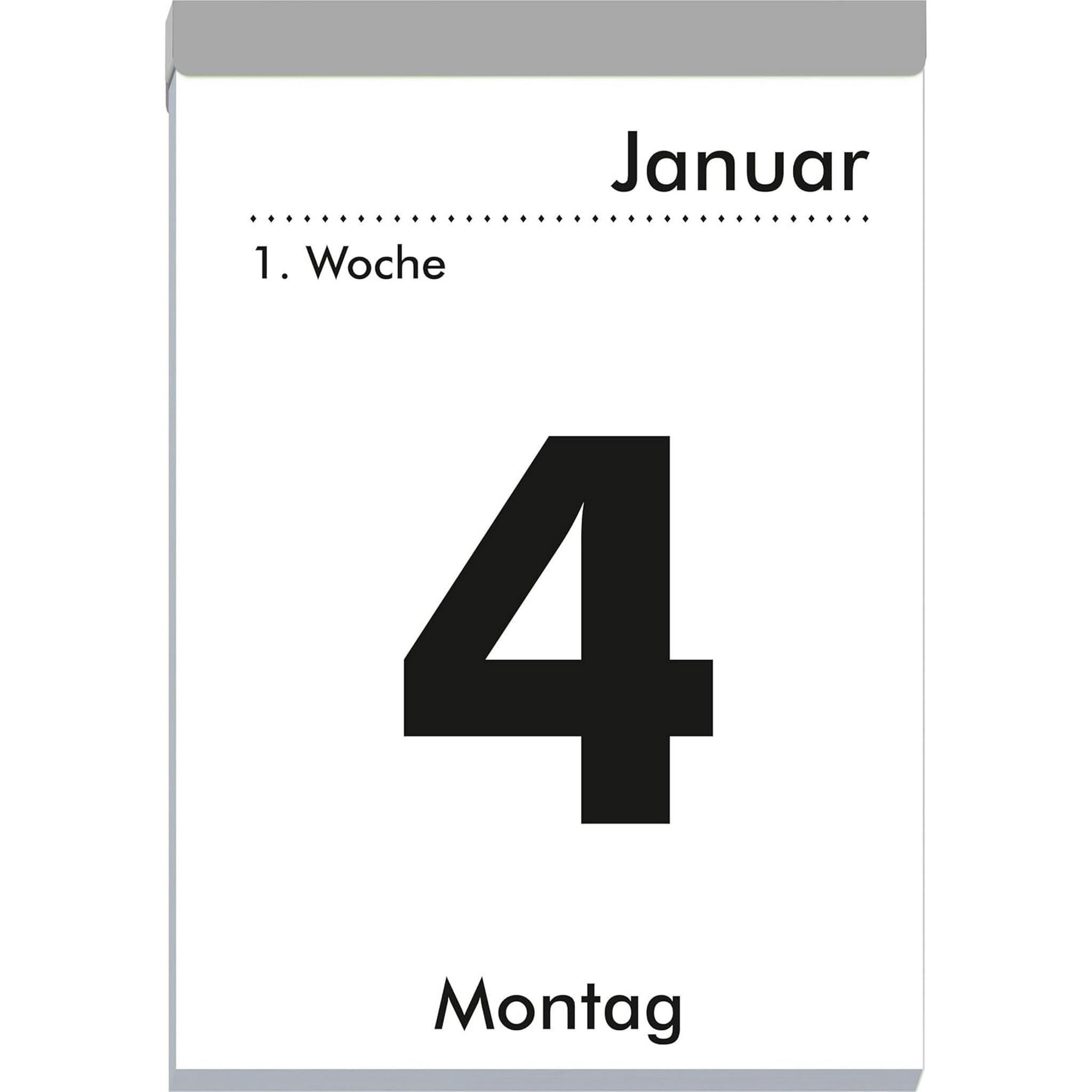 ZETTLER Tagesabrei�kalender XXL 2027 10x14,5 cm cm mit S...