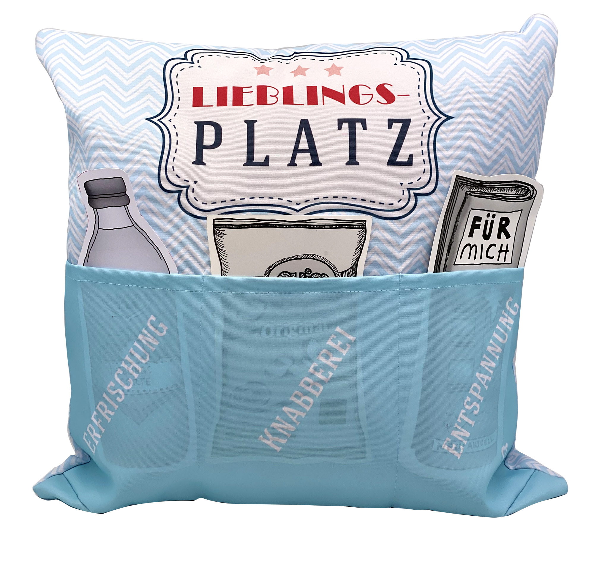 Outdoor Kissen Sofahelden Lieblingsplatz mit Taschen und...