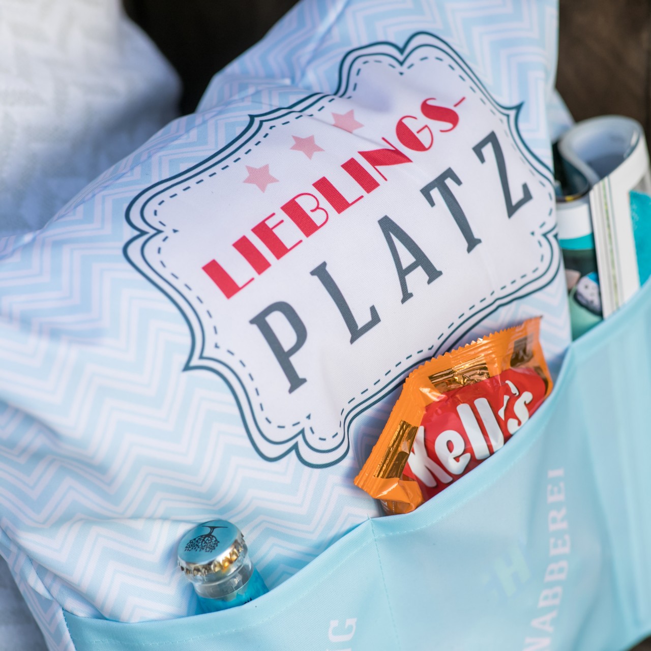Outdoor Kissen Sofahelden Lieblingsplatz mit Taschen und...