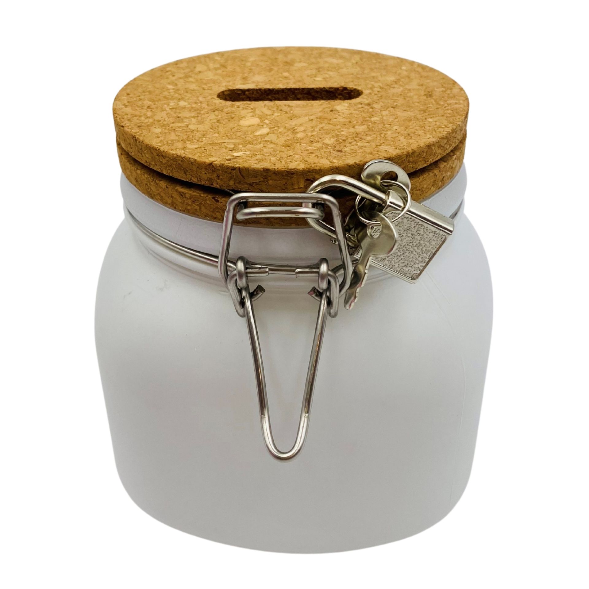 HERGO Sparglas URLAUBSKASSE mit Korkdeckel Spardose Spar...