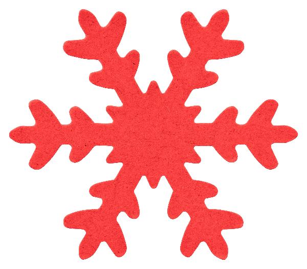 12x Schneeflocke ROT ausgestanzt 7,5cm DEKO Basteln Karton