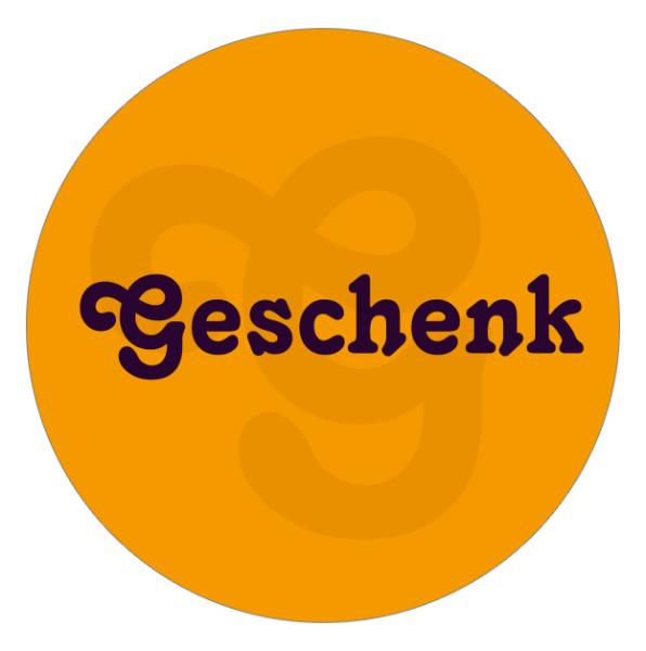 24x Sticker Geschenk (Motiv 5) 4cm Geschenk Aufkleber ru...