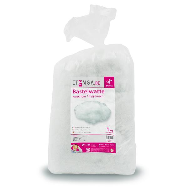 itenga Bastelwatte F�llwatte wei�, 1 kg