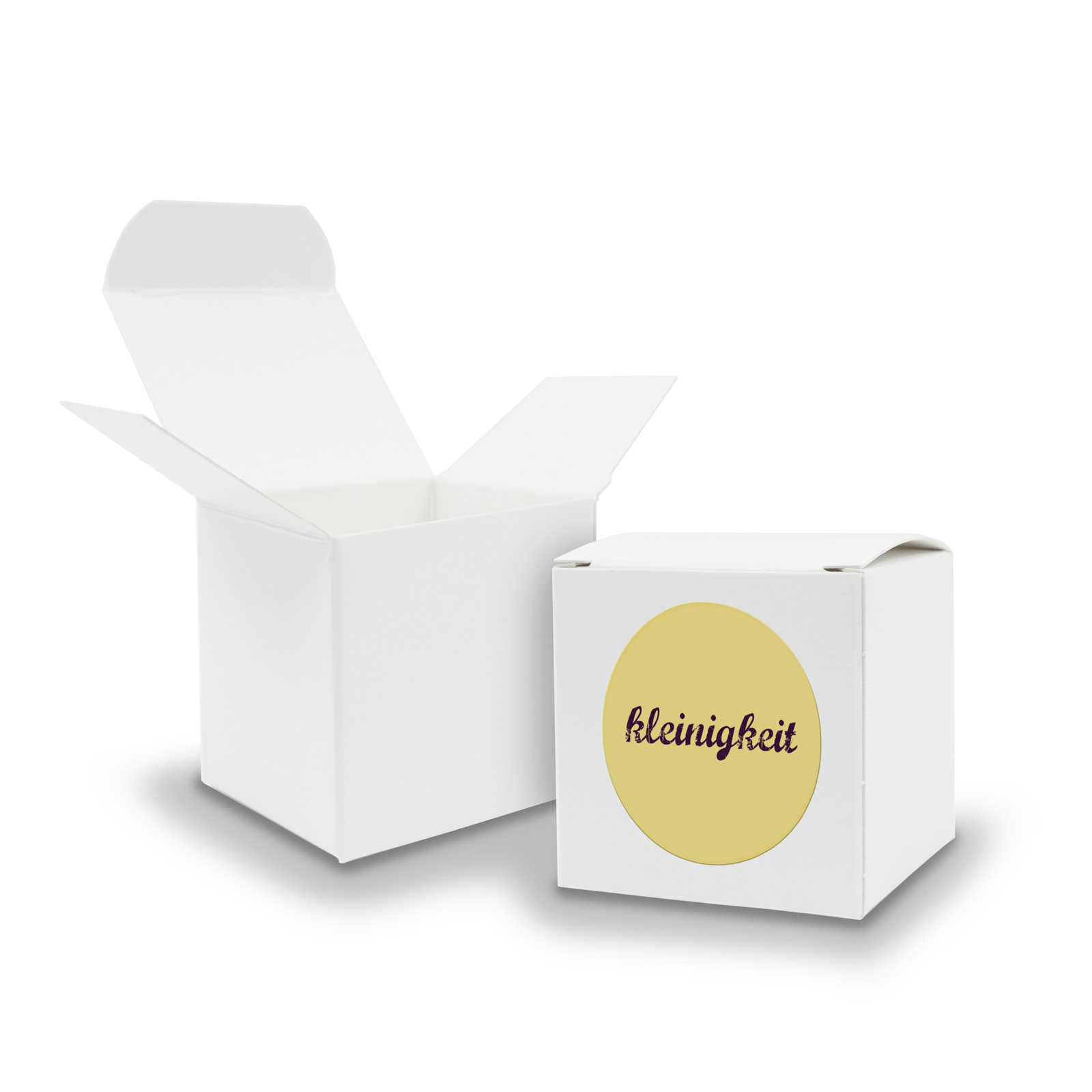 SET Kleinigkeit (Motiv15) 24x Faltschachtel W�rfel 6,5cm...