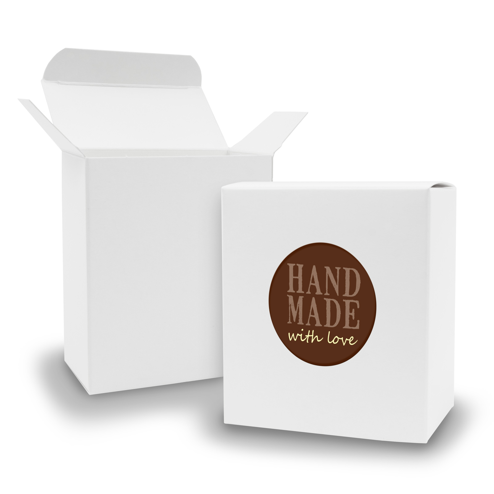 SET HandMADE with Love (Motiv10) 24xFaltschachtel Quader...
