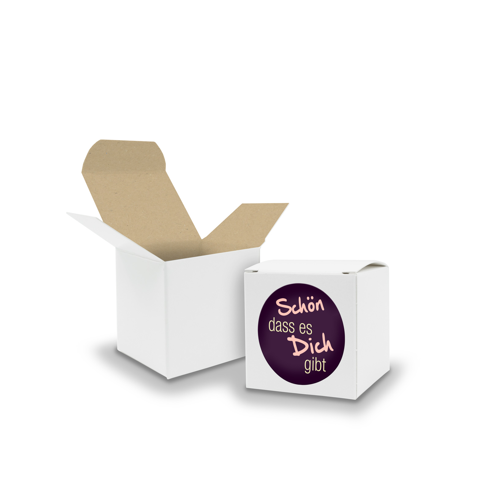 SET Sch�n dass es dich gibt (Motiv7) 24xFaltschachtel W�...