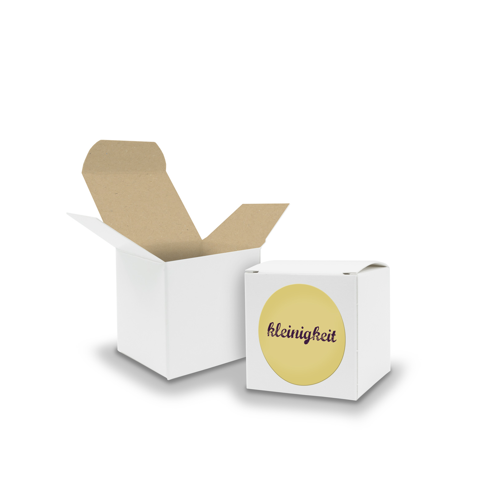 SET Kleinigkeit (Motiv15) 24x Faltschachtel W�rfel 5cm w...