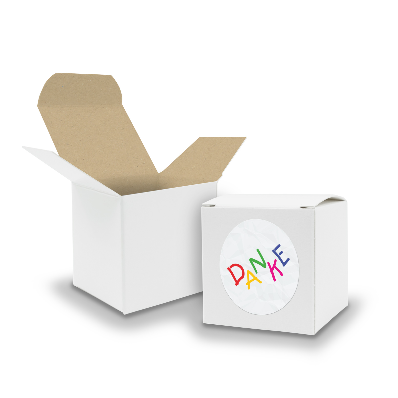 SET DANKE Kids (Motiv28) 24x Faltschachtel W�rfel 6,5cm ...