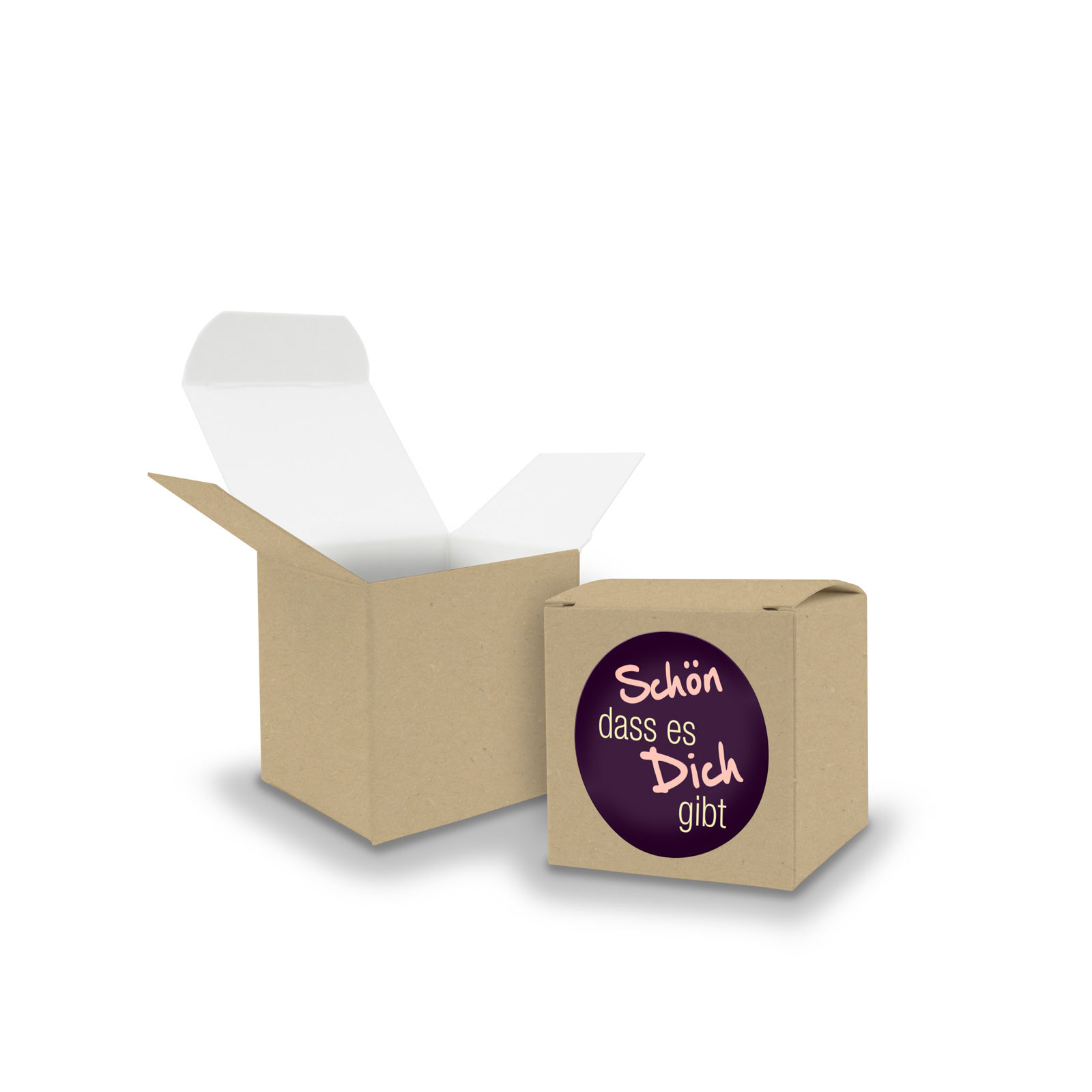 SET Sch�n dass es dich gibt (Motiv7) 24xFaltschachtel W�...