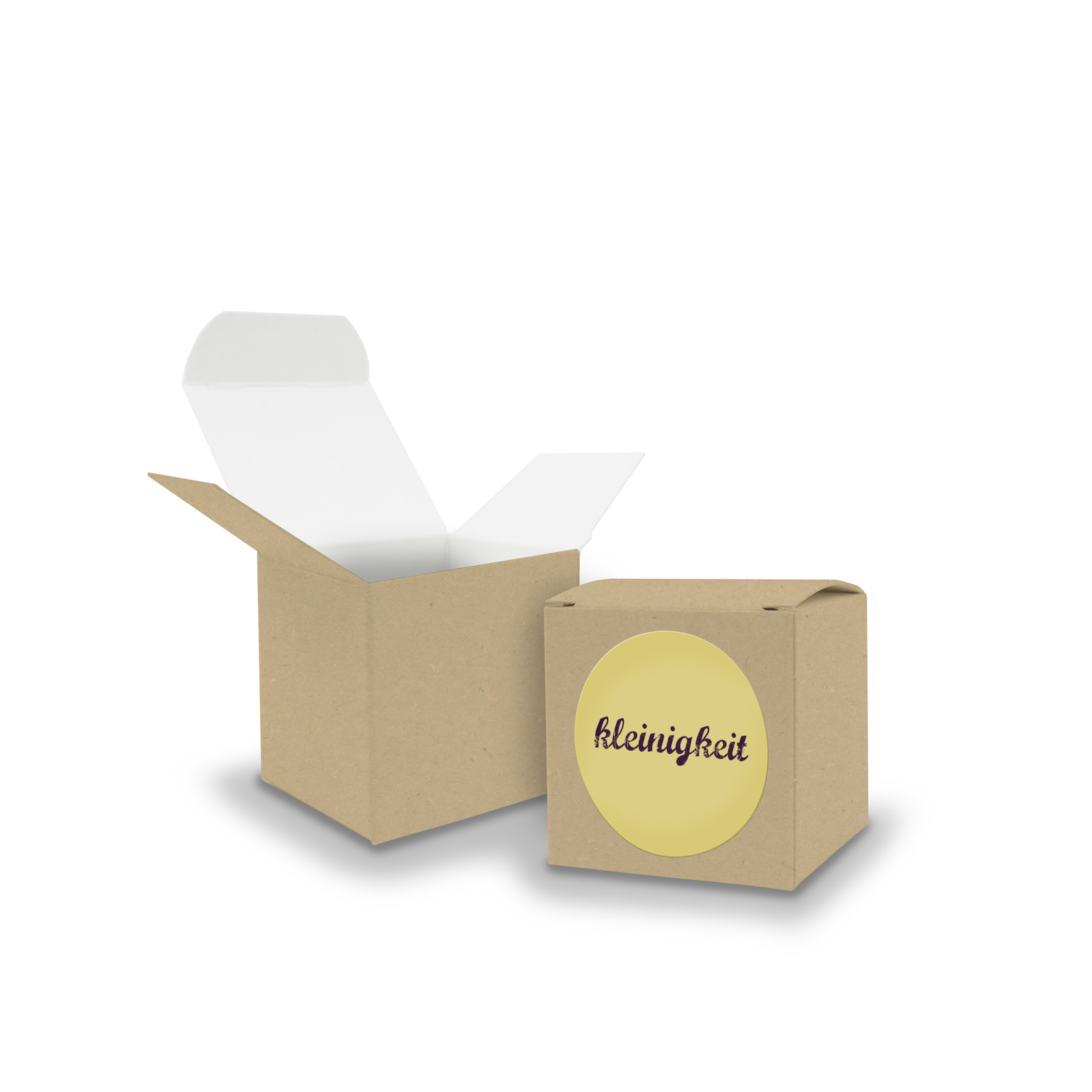 SET Kleinigkeit (Motiv15) 24x Faltschachtel W�rfel 5cm B...
