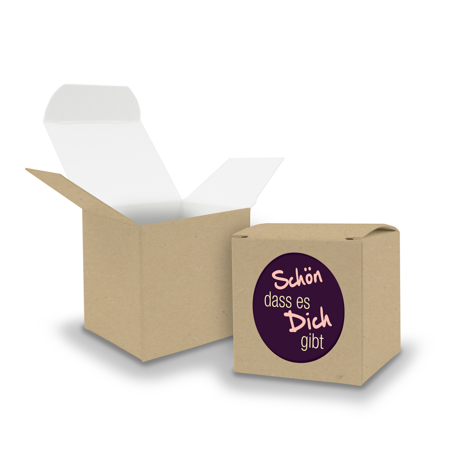 SET Sch�n dass es dich gibt (Motiv7) 24xFaltschachtel W�...