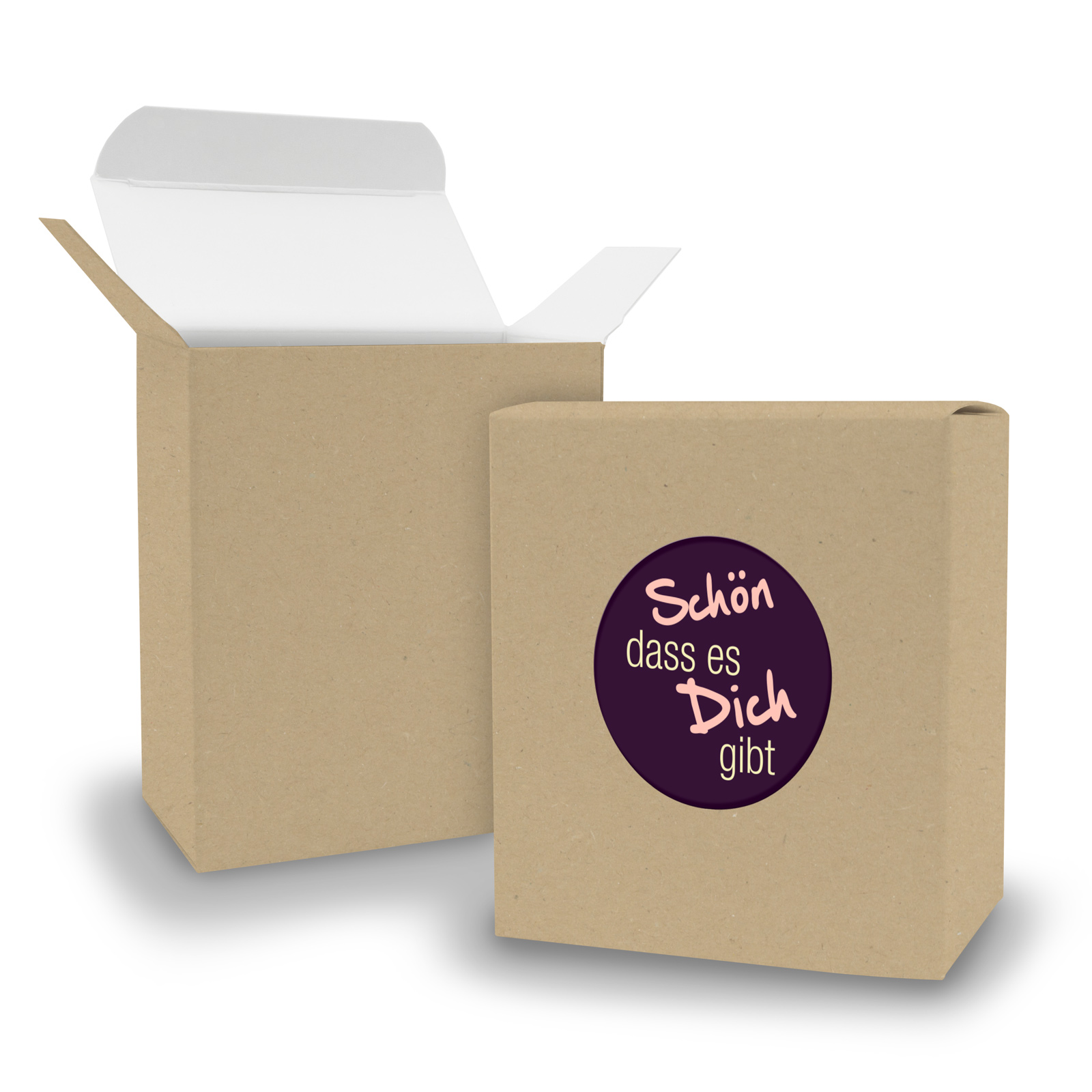 SET Sch�n dass es dich gibt (Motiv7) 24xFaltschachtel Qu...
