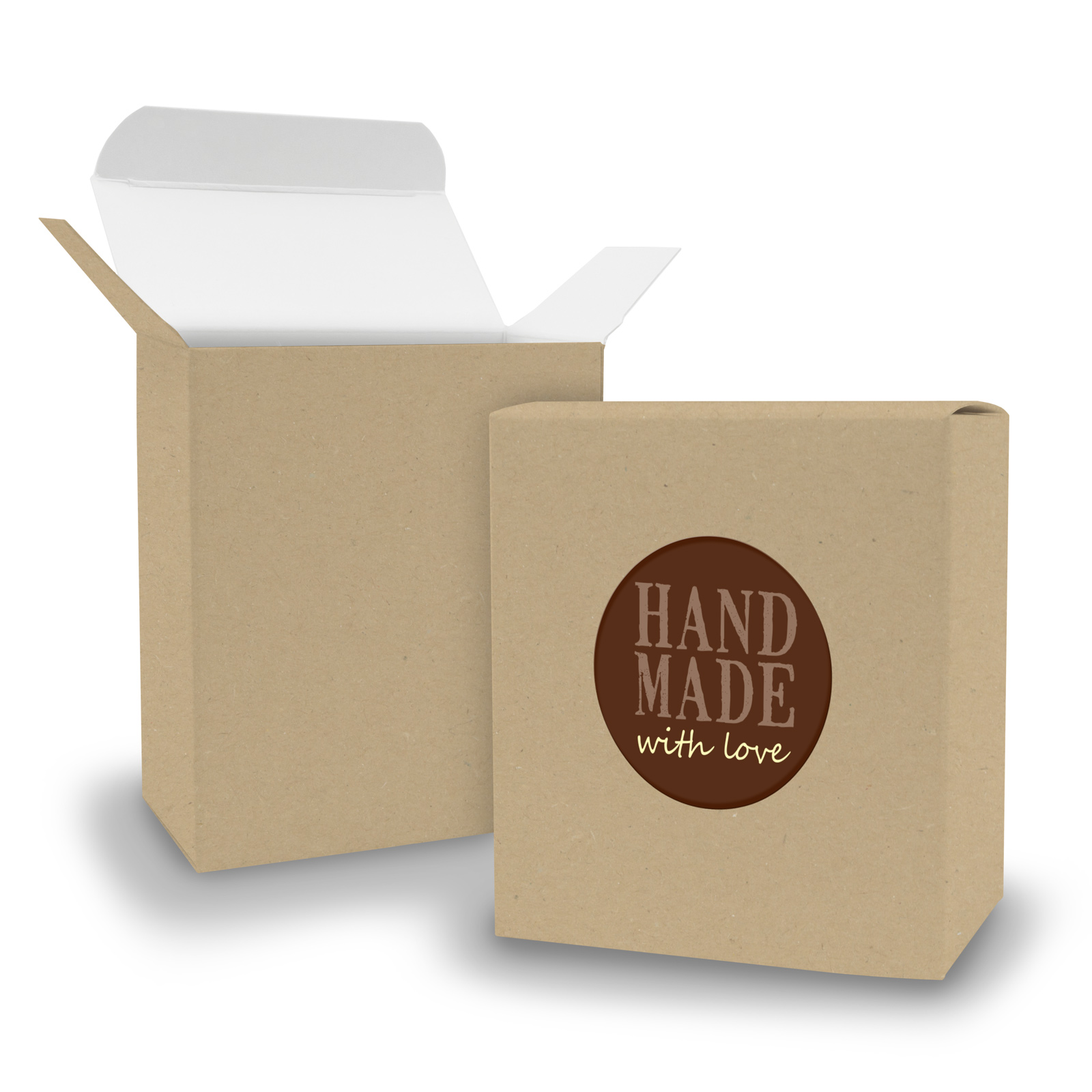 SET HandMADE with Love (Motiv10) 24xFaltschachtel Quader...