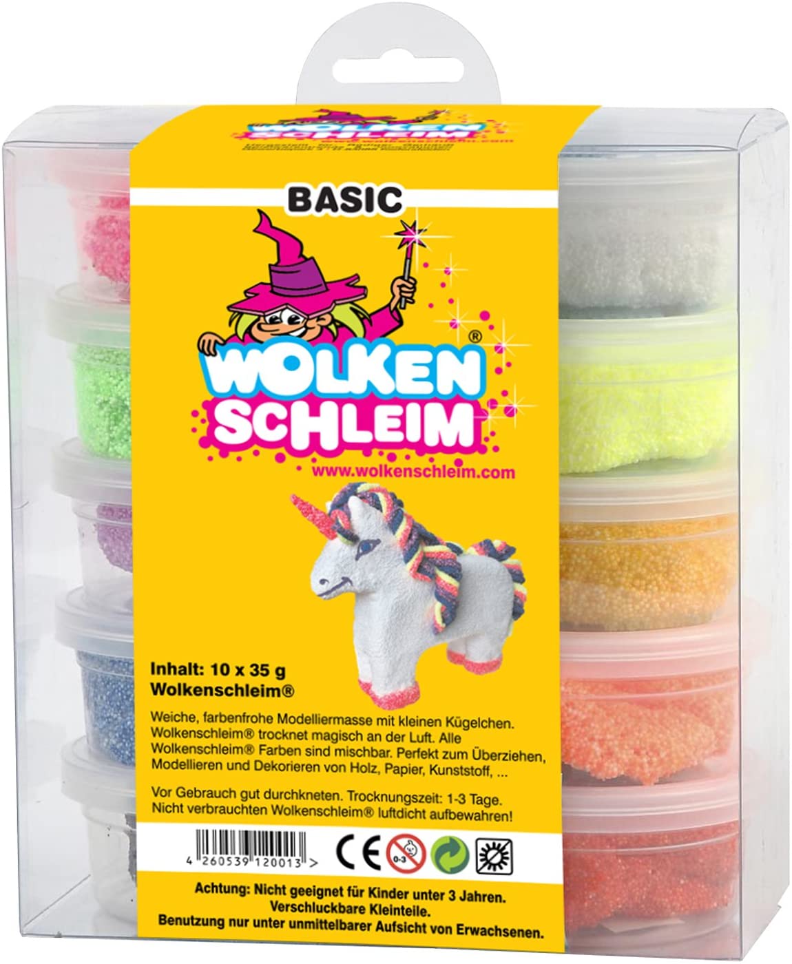 Wolkenschleim� Basic-Set 10 Dosen � 35 Gramm