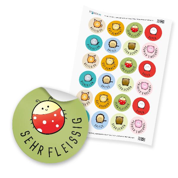 24 x itenga Sticker �Motivationssticker� (Motiv 87)
