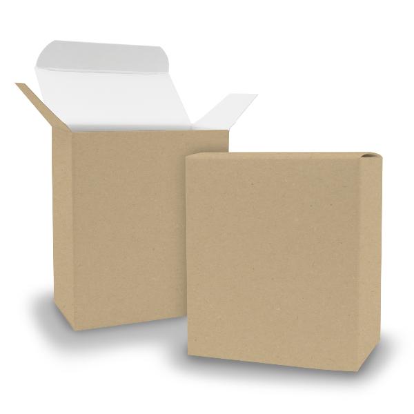 itenga Quader Faltschachtel KraftKarton 8x4x9cm au�en br...