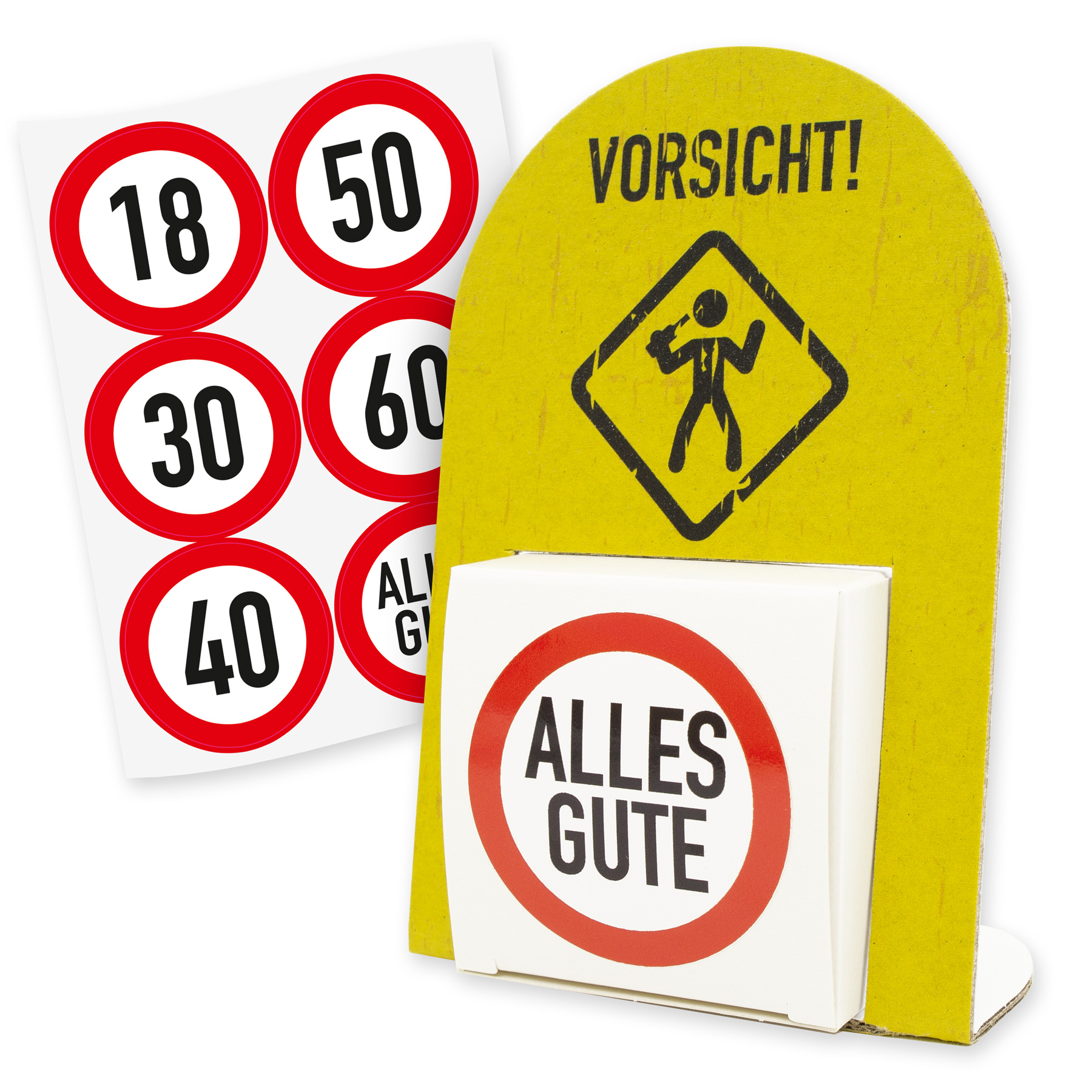 itenga Geldgeschenkverpackung Geburtstag Hinweisschild m...