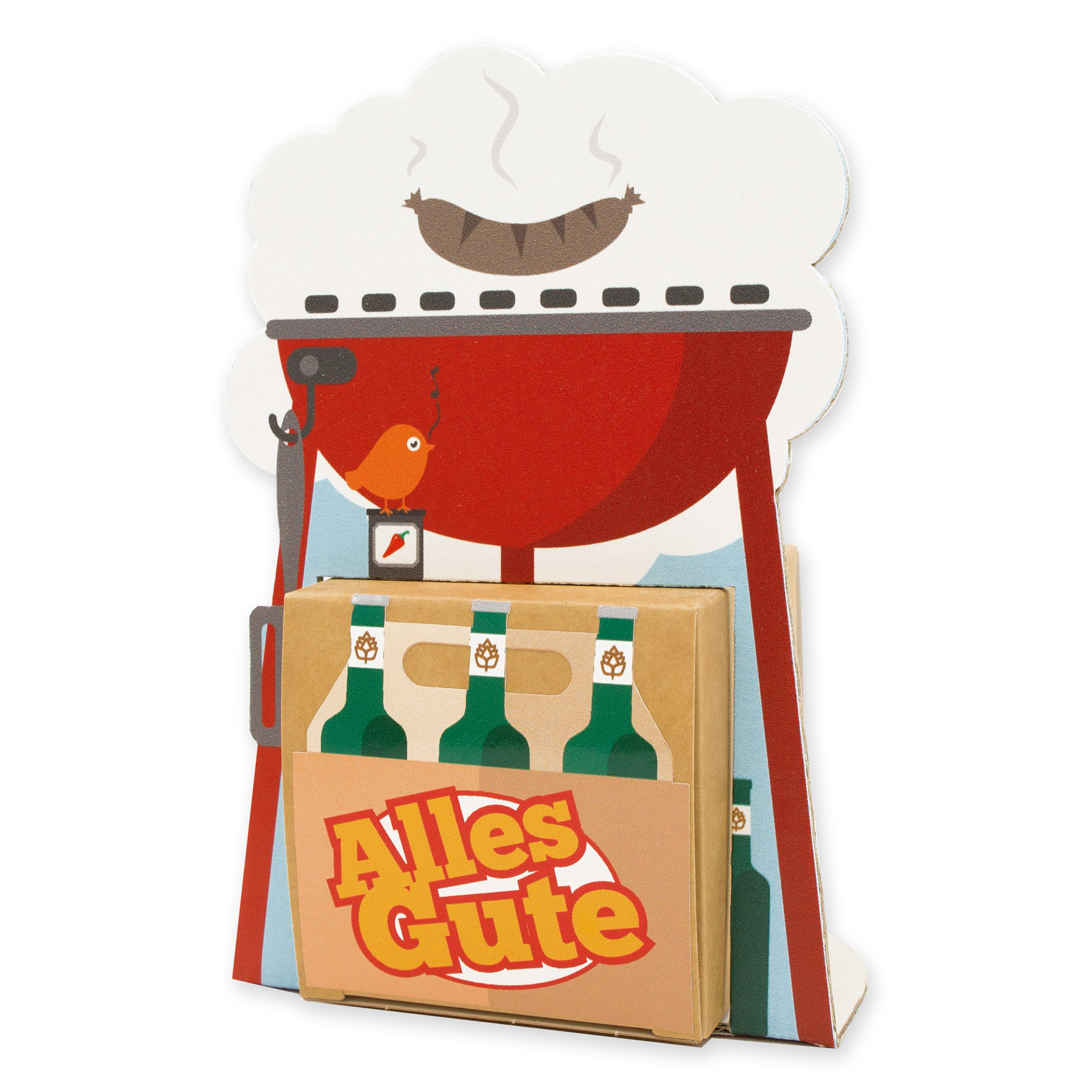 itenga Geldgeschenkverpackung BBQ Kugelgrill