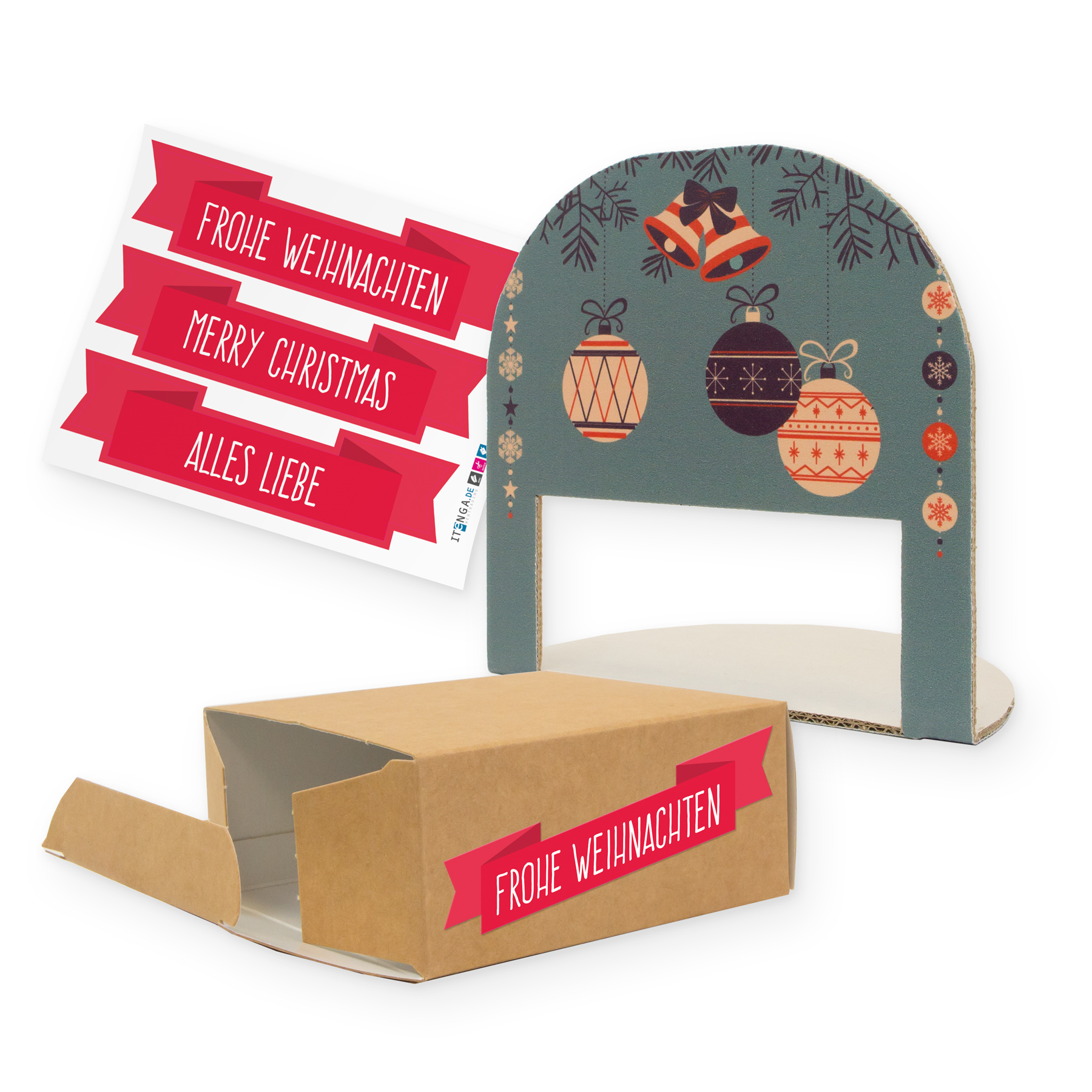 itenga Geschenkverpackung Baumschmuck (Motiv 37)