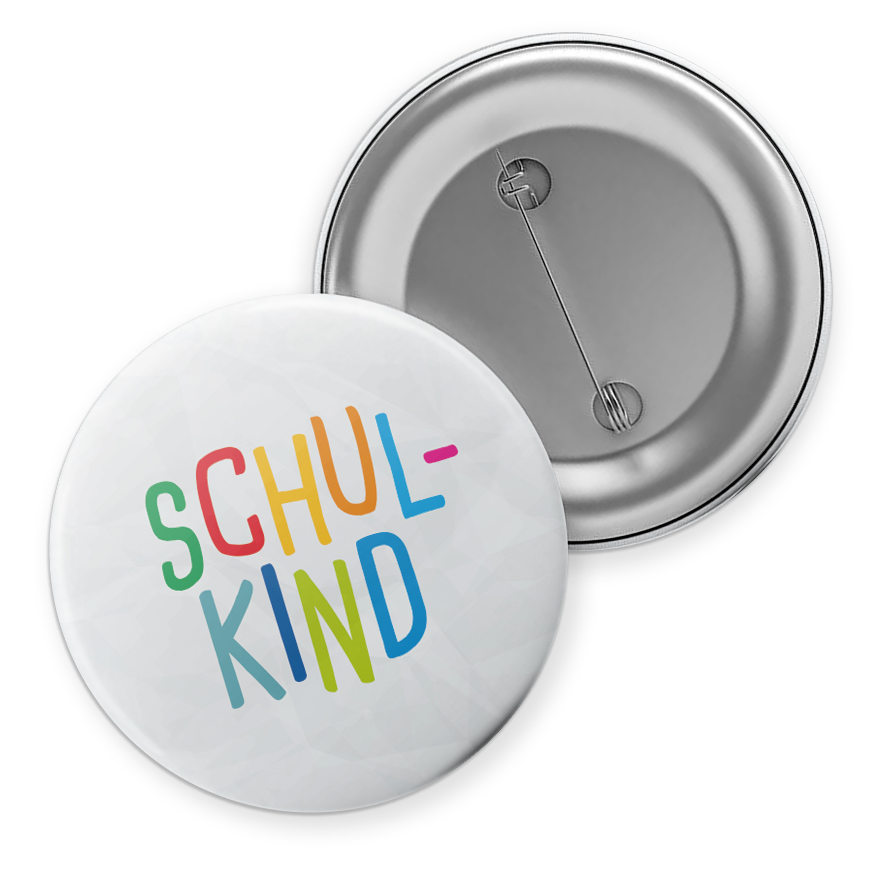 itenga Button "Schulkind" Anstecker Pin 38 mm Schulanfan...