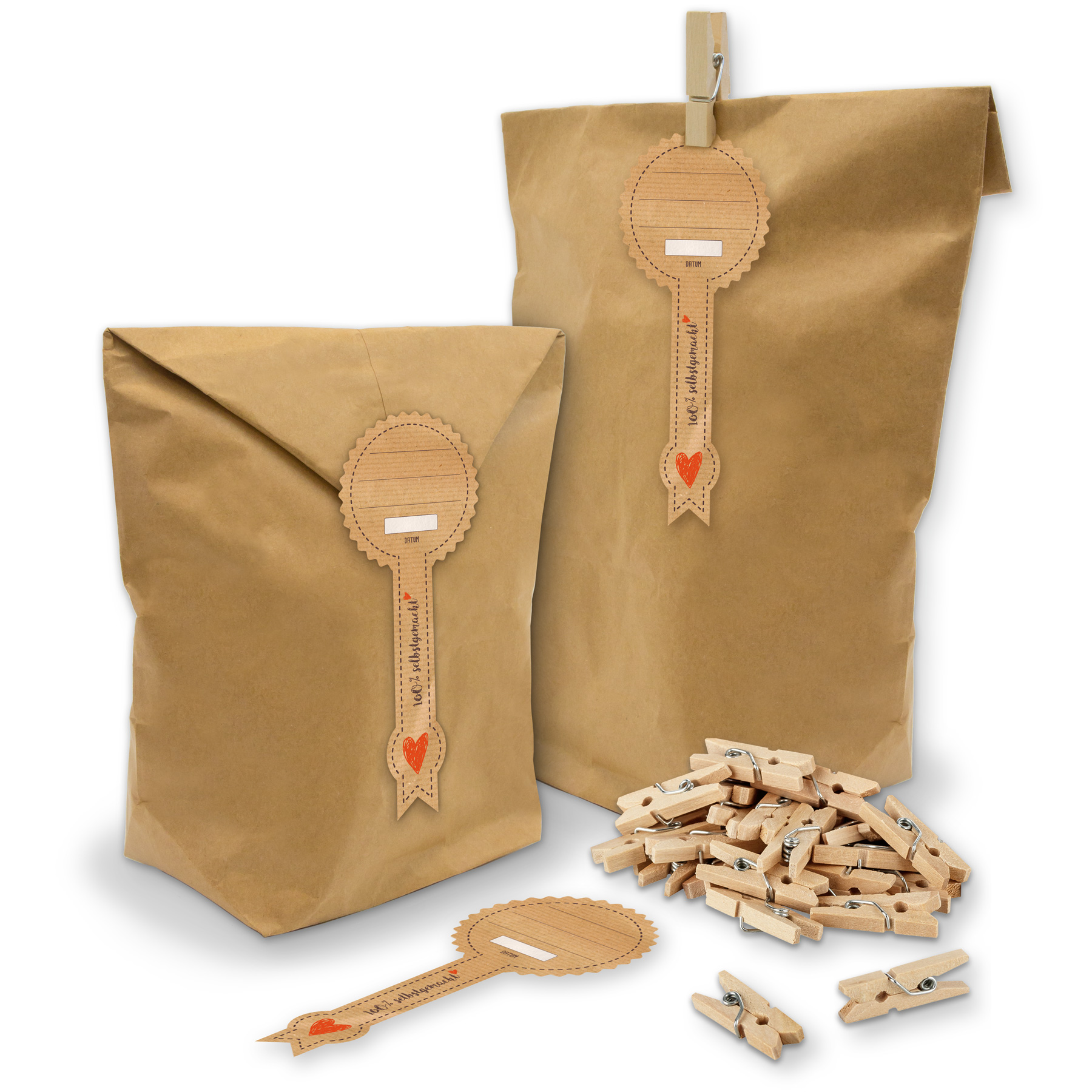 itenga SET Geschenkt�ten "100% selbstgemacht" 24x T�ten ...