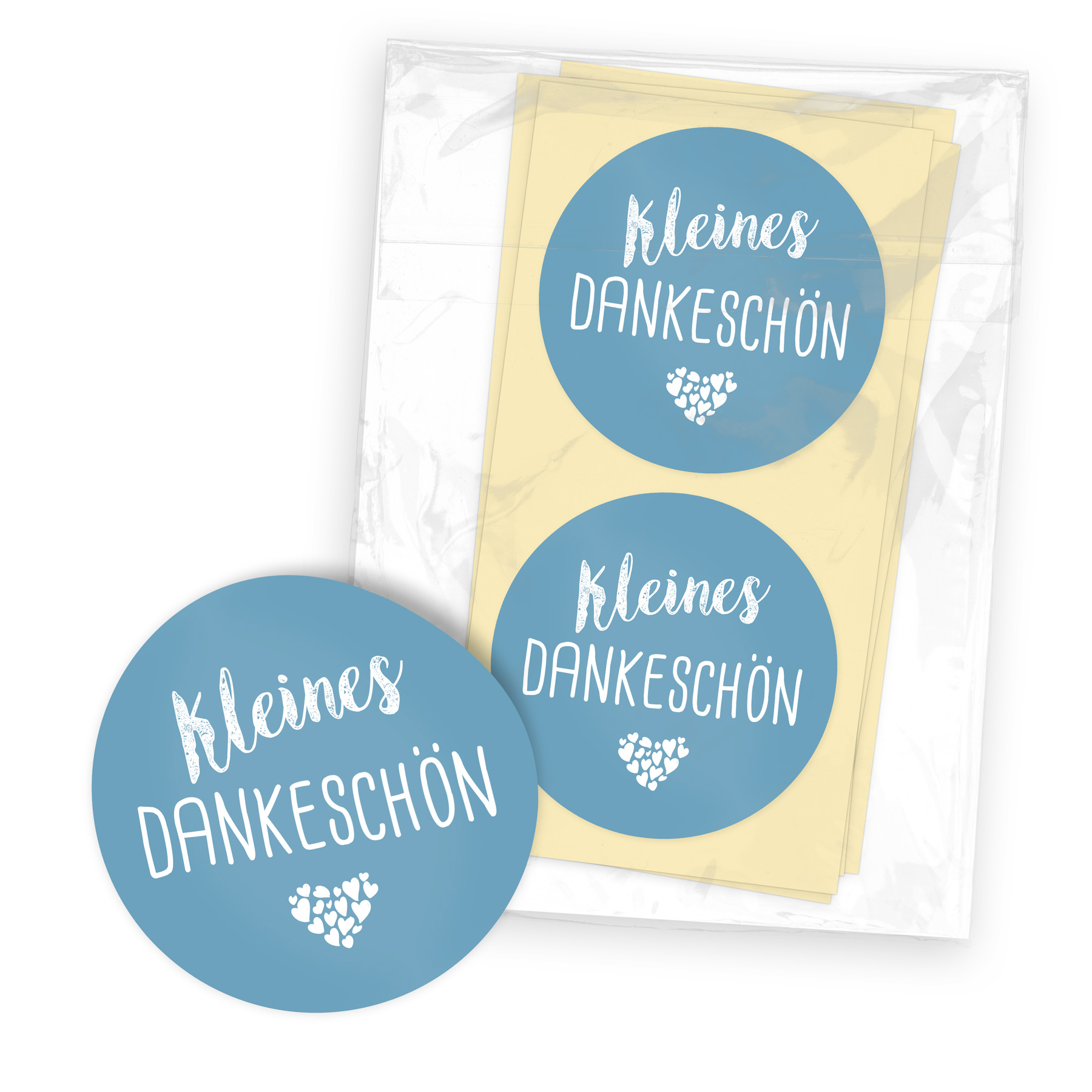 itenga 24x Sticker kleines Dankesch�n (Motiv 118) nordic...