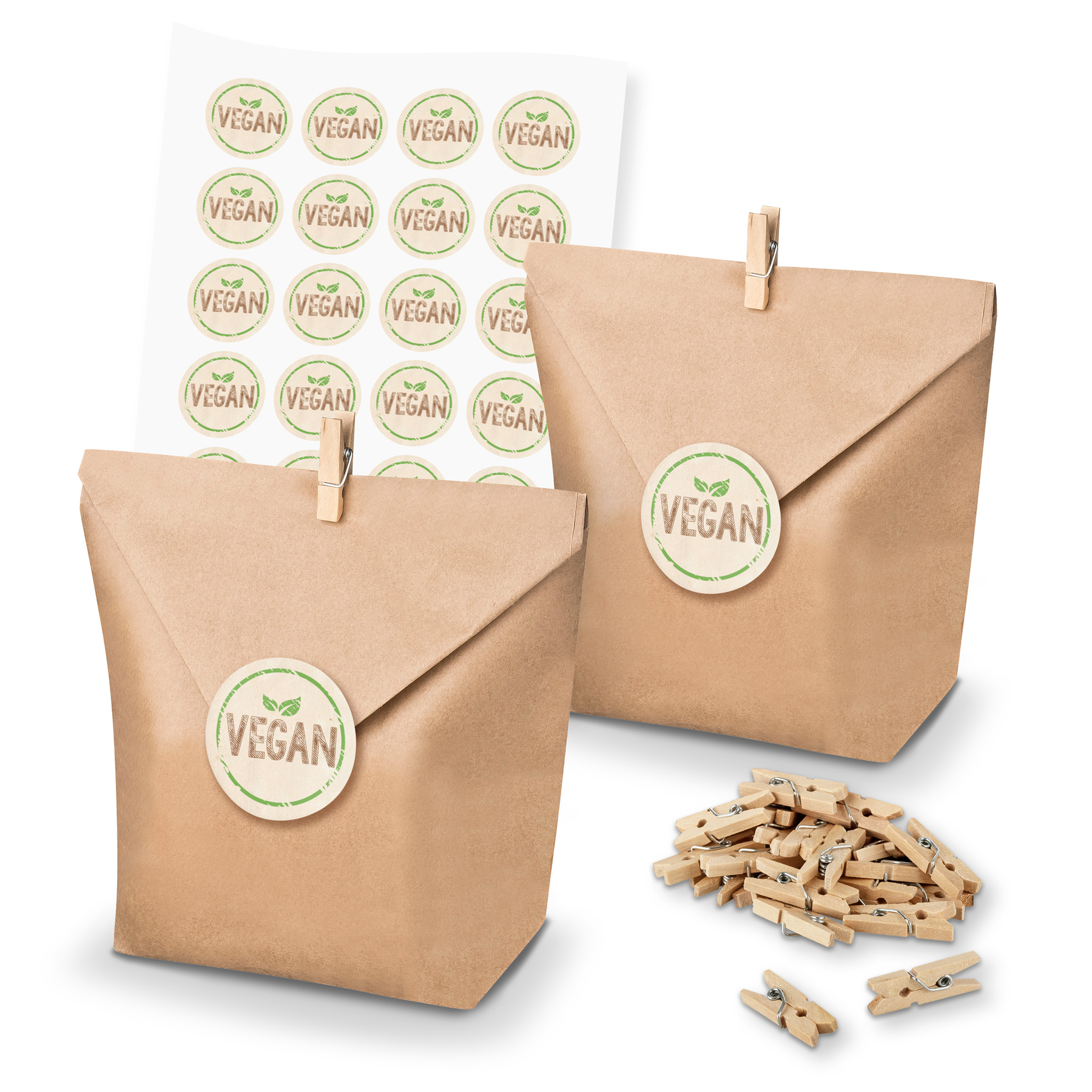 itenga SET Geschenkt�ten "Vegan" unlackiert (Motiv 112) ...
