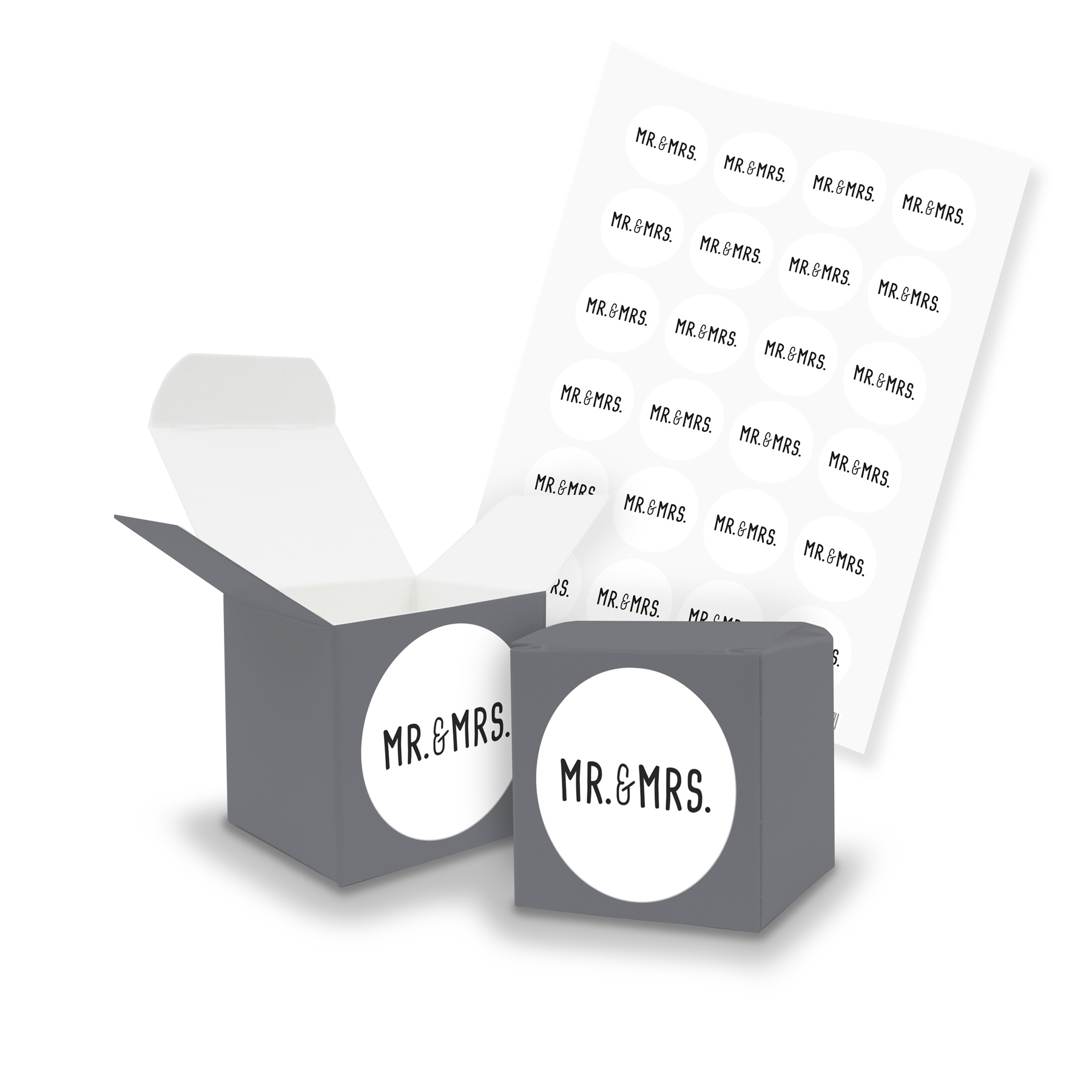 itenga SET Mr. & Mrs. Gastgeschenk Hochzeit (Motiv125) 2...