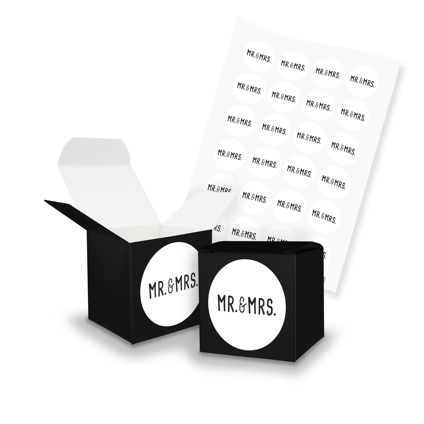 itenga SET Mr. & Mrs. Gastgeschenk Hochzeit (Motiv125) 2...