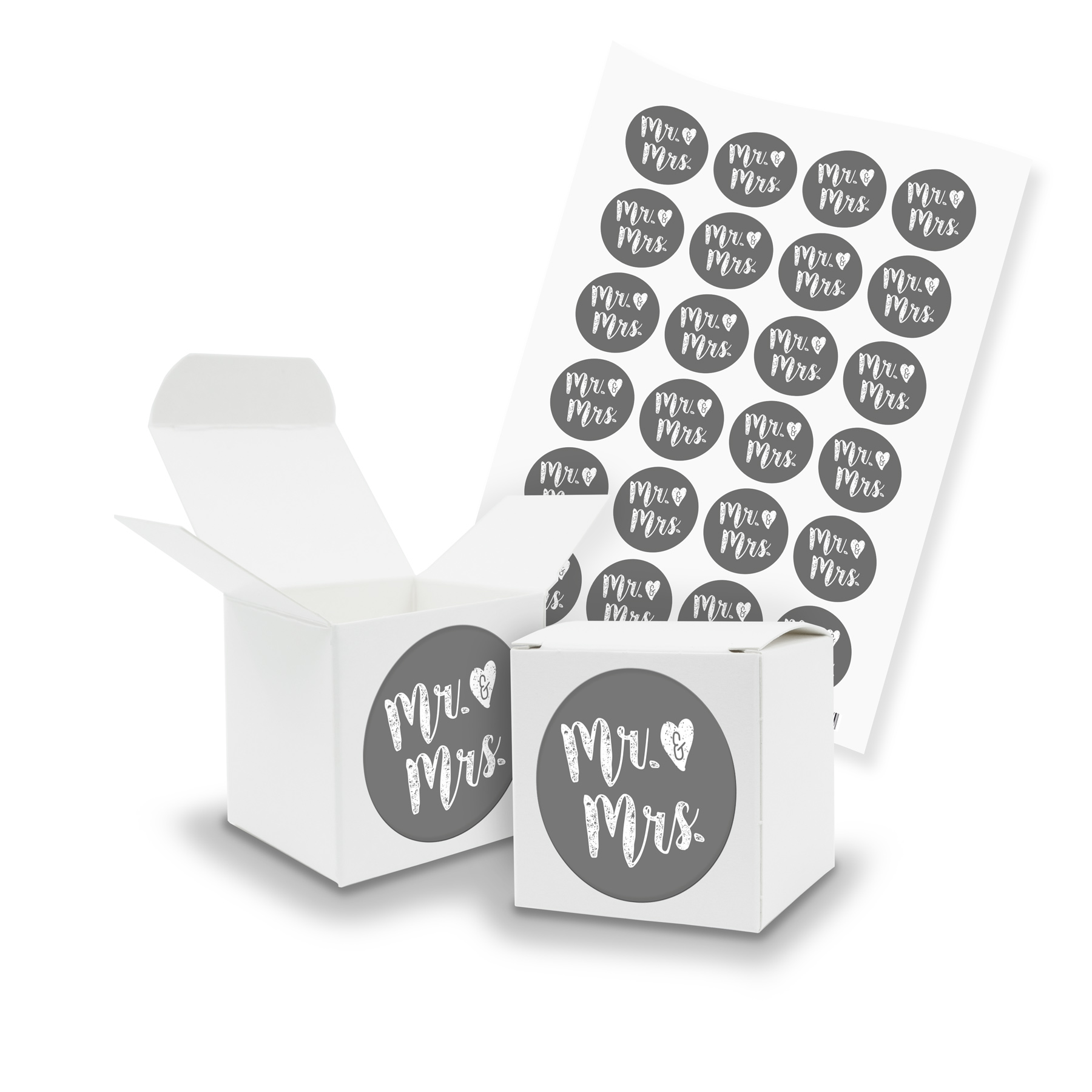 itenga SET Mr. & Mrs. Gastgeschenk Hochzeit (Motiv124) 2...