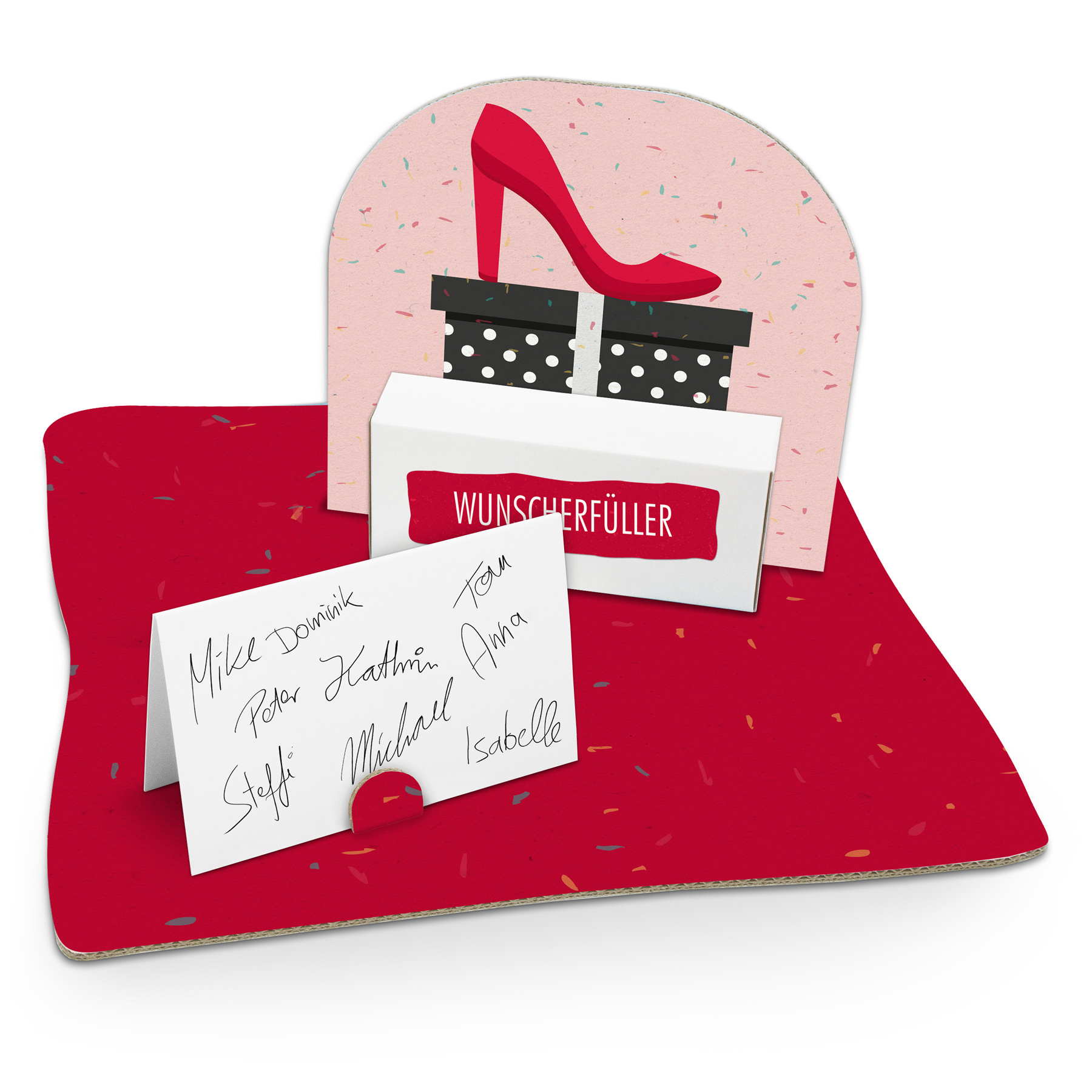 itenga Geldgeschenkverpackung Schuh High Heel (Motiv 51)...
