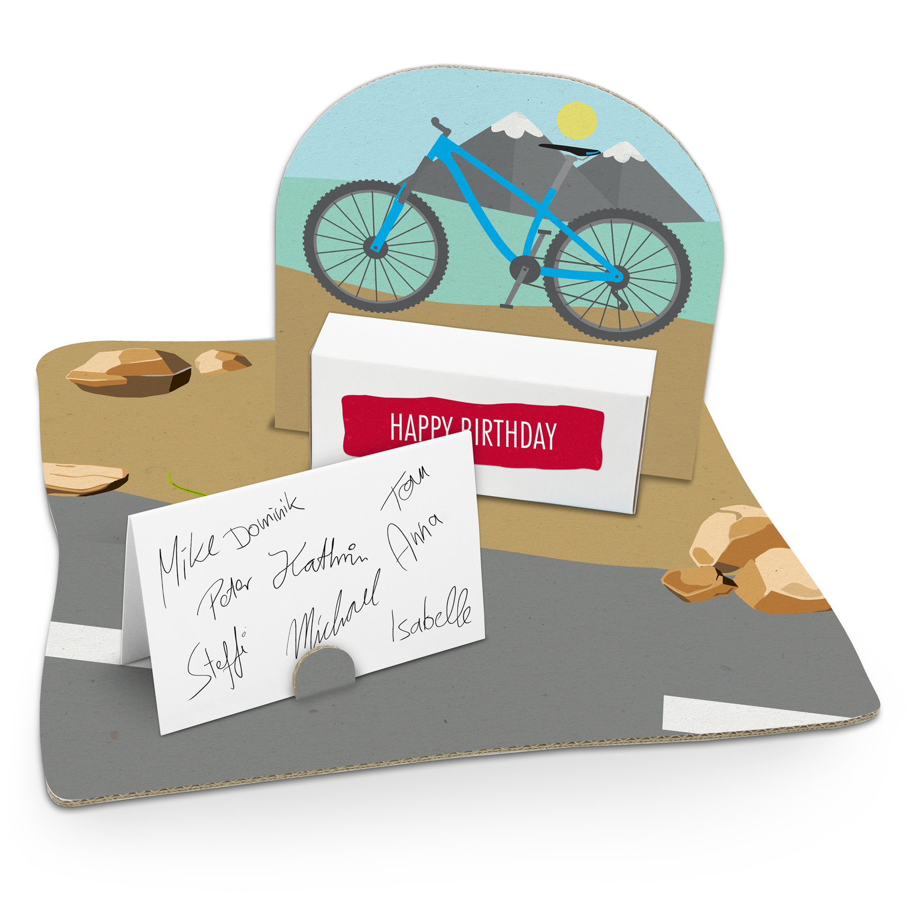 itenga Geldgeschenkverpackung Fahrrad modern (Motiv 59) ...
