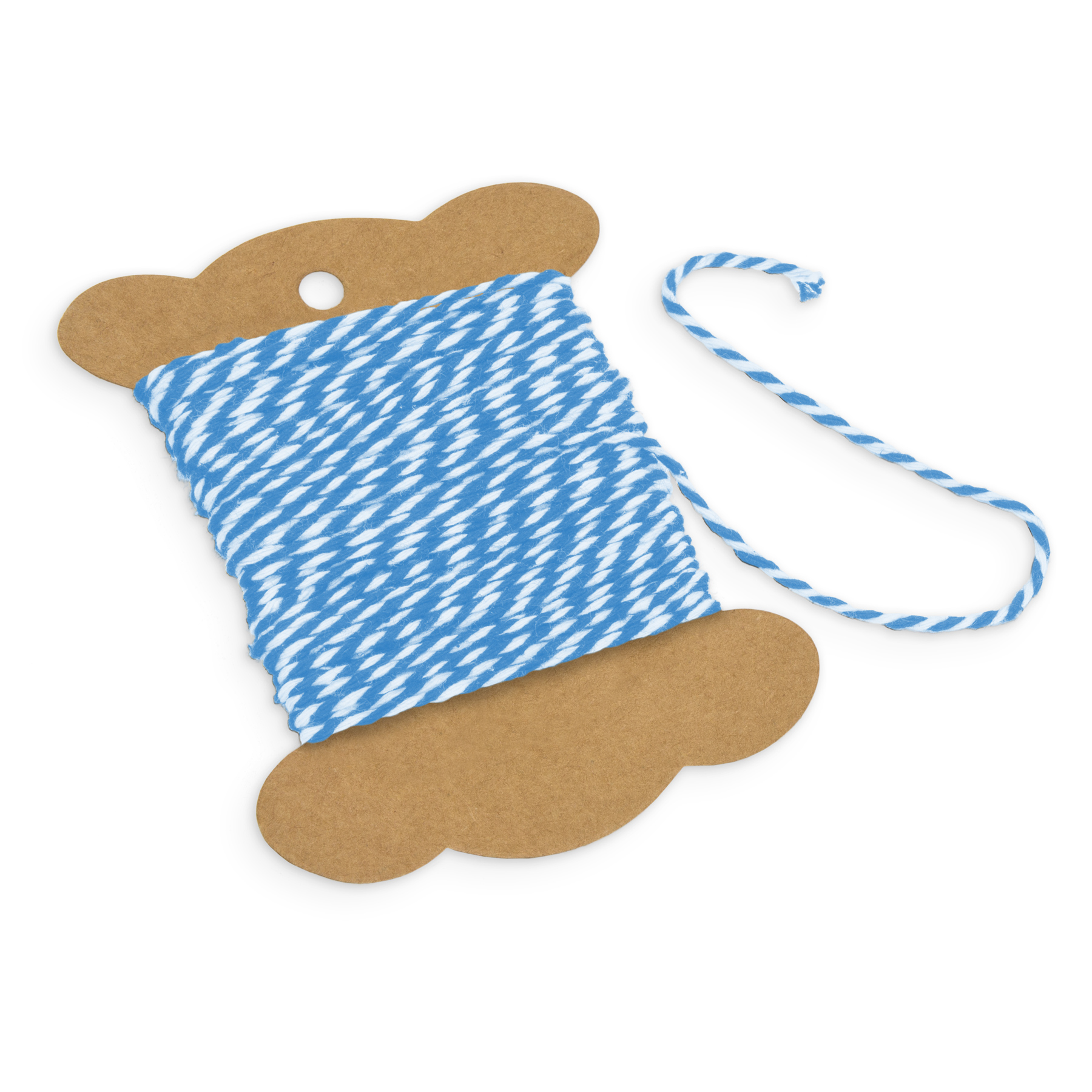 itenga Deko Garn blau /wei� 10m