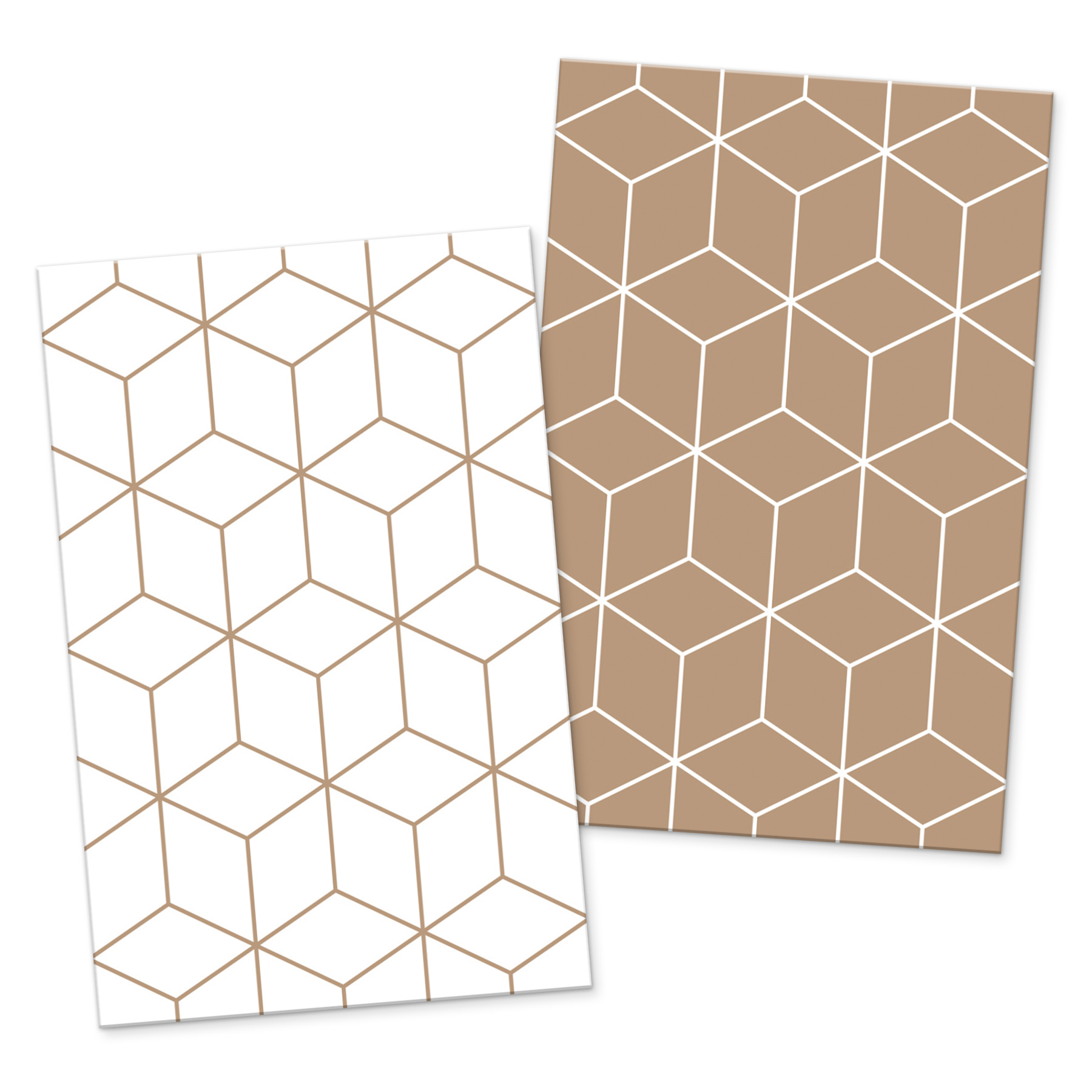 itenga 24x Geschenkkarten Muster Geometrie (Visitenkarte...