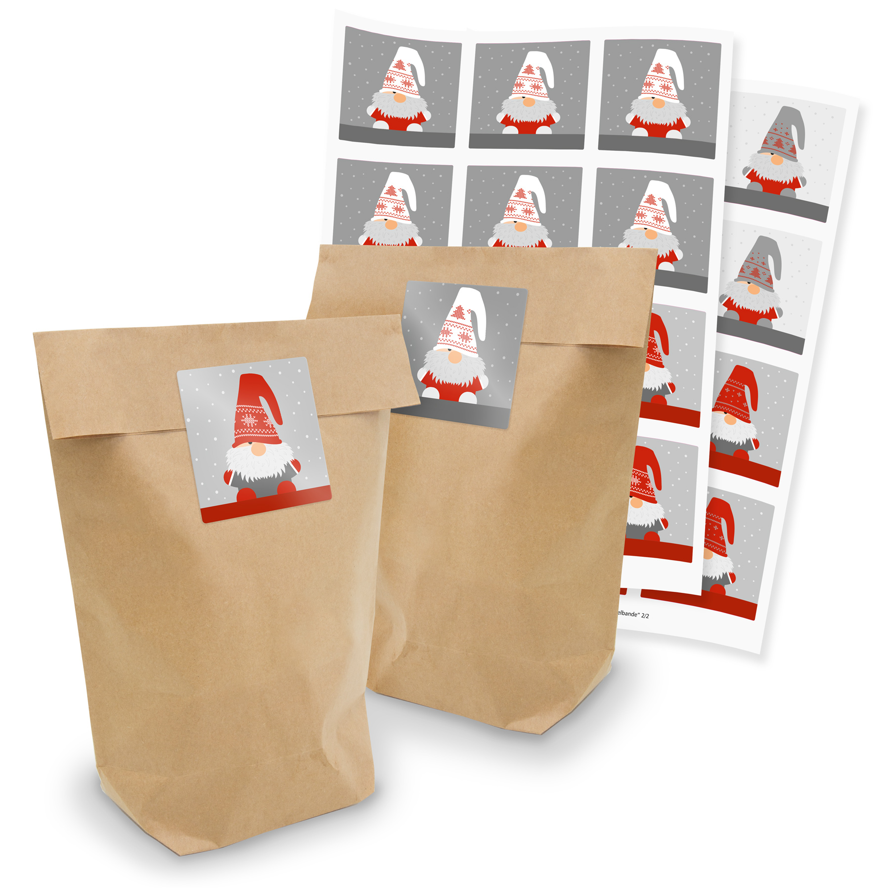 itenga Geschenkt�ten 24x T�ten + Sticker Wichtelbande qu...