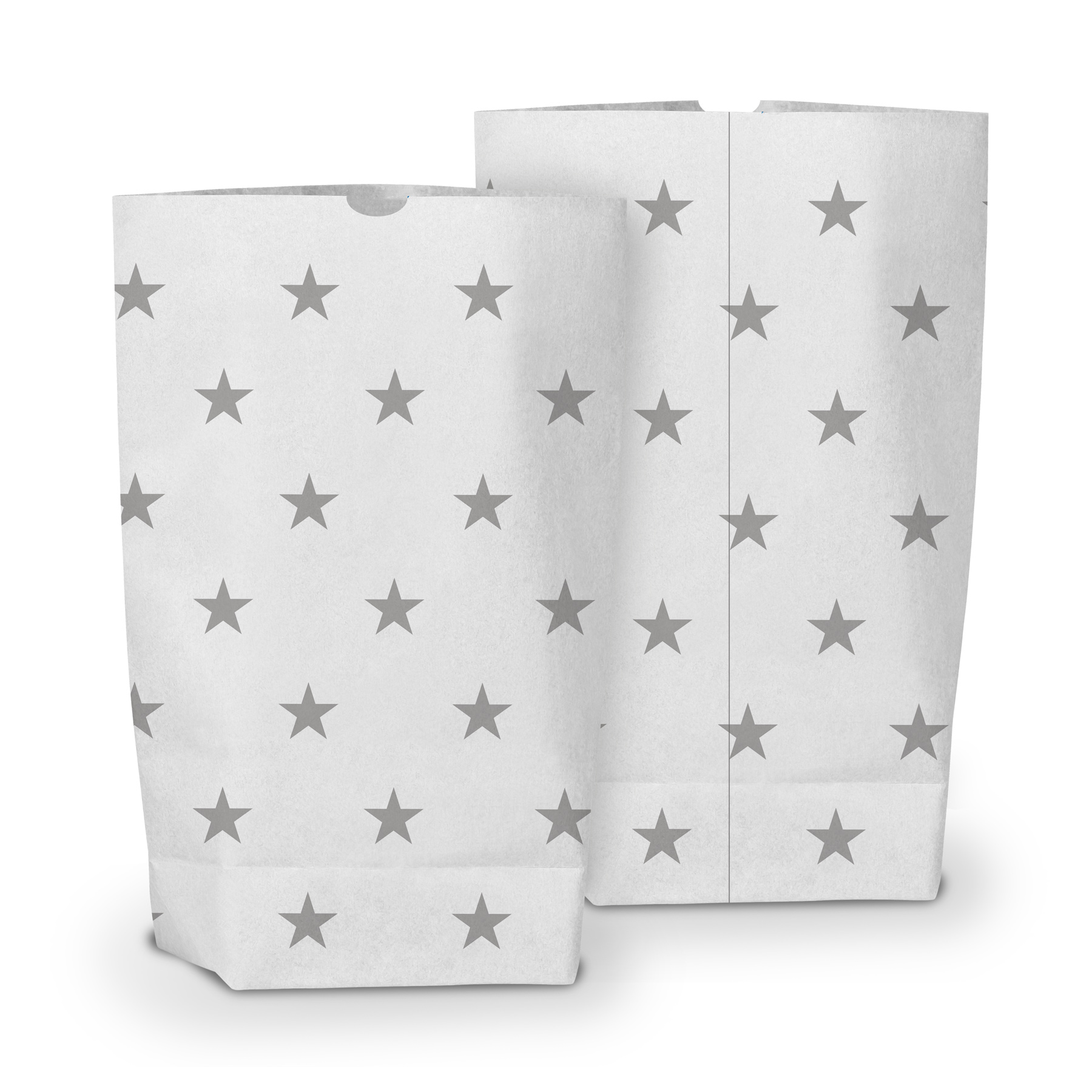 itenga Geschenkt�te bedruckt 17x26cm Muster Sterne