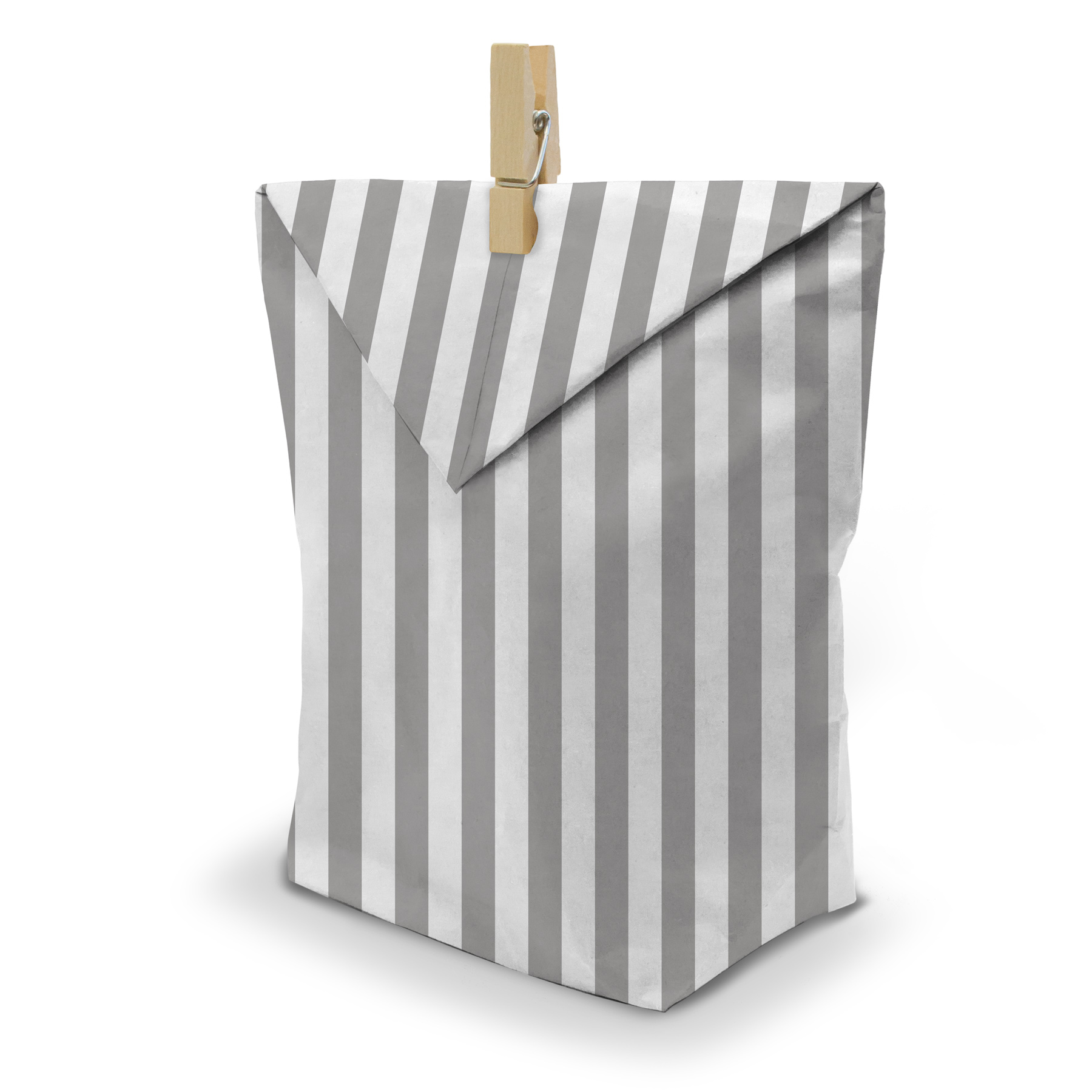 itenga 24x Geschenkt�ten 17x26 cm Muster Streifen + Klam...