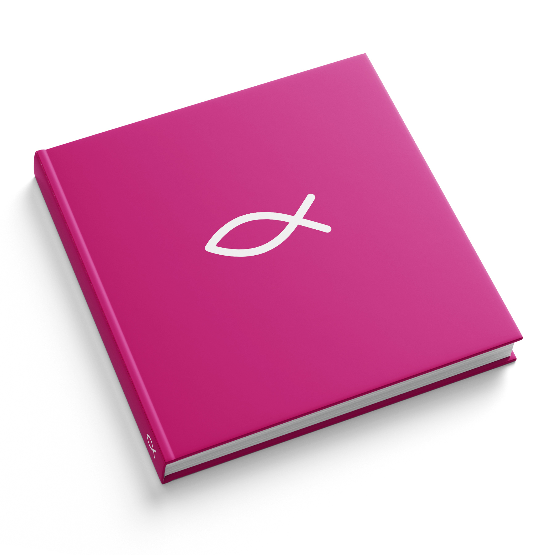 itenga G�stebuch Kommunion taufe "Fisch" 120 Seiten pink...