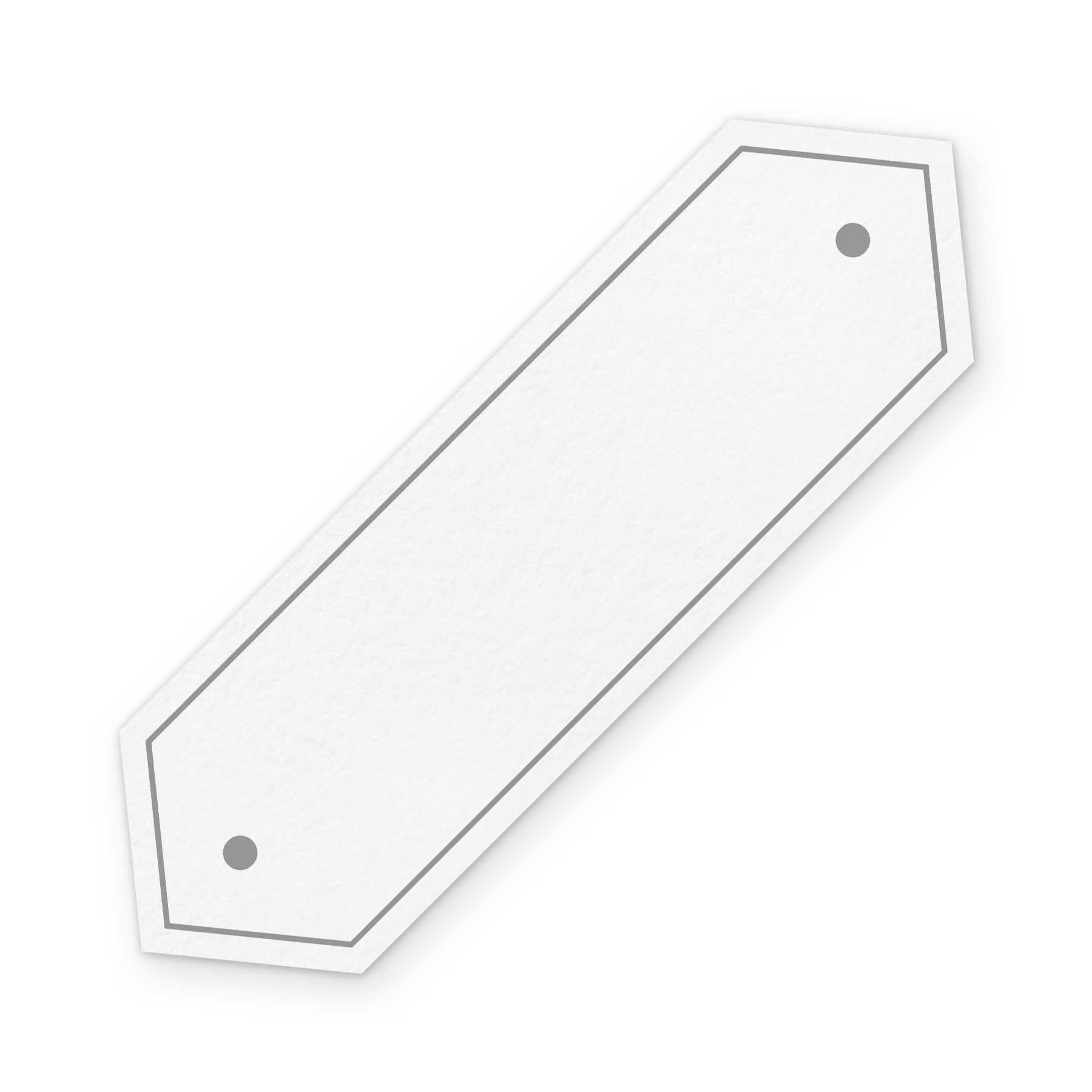 itenga Aufkleber Form "Banner 2" (Motiv 197) Namensschil...