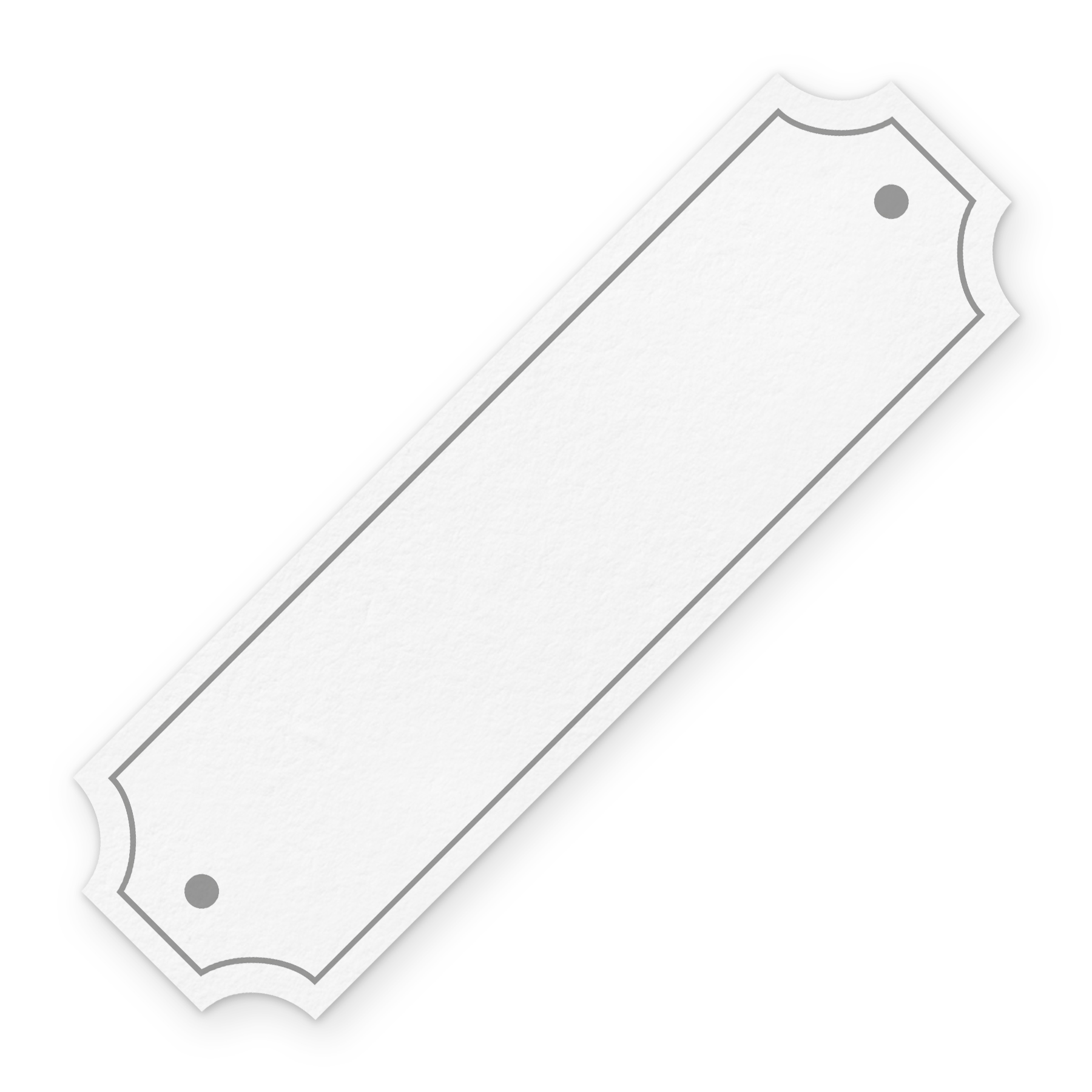 itenga Aufkleber Form "Banner 3" (Motiv 198) Namensschil...