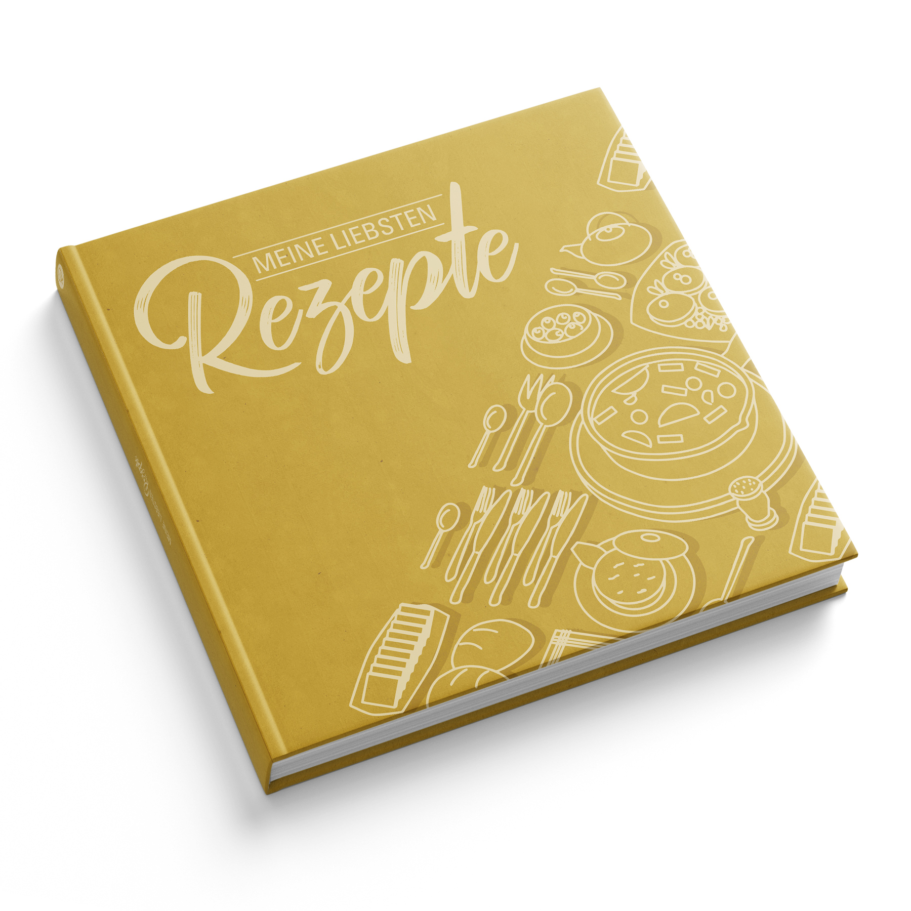 itenga Rezeptbuch Gelb "Meine liebsten Rezepte" Kochbuch...