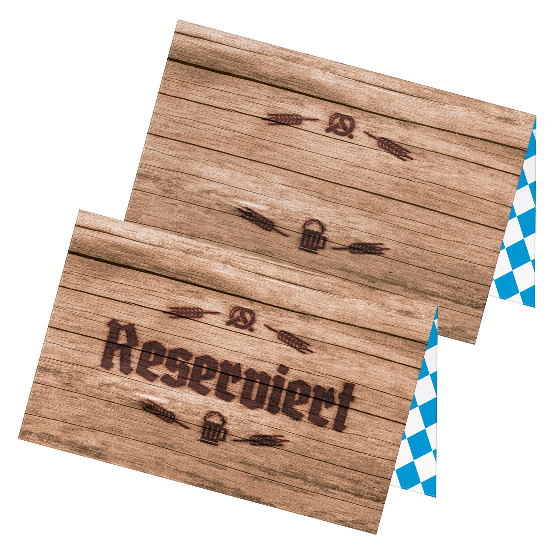 itenga 24x Tischkarten Reserviert! Platzkarten Oktoberfe...