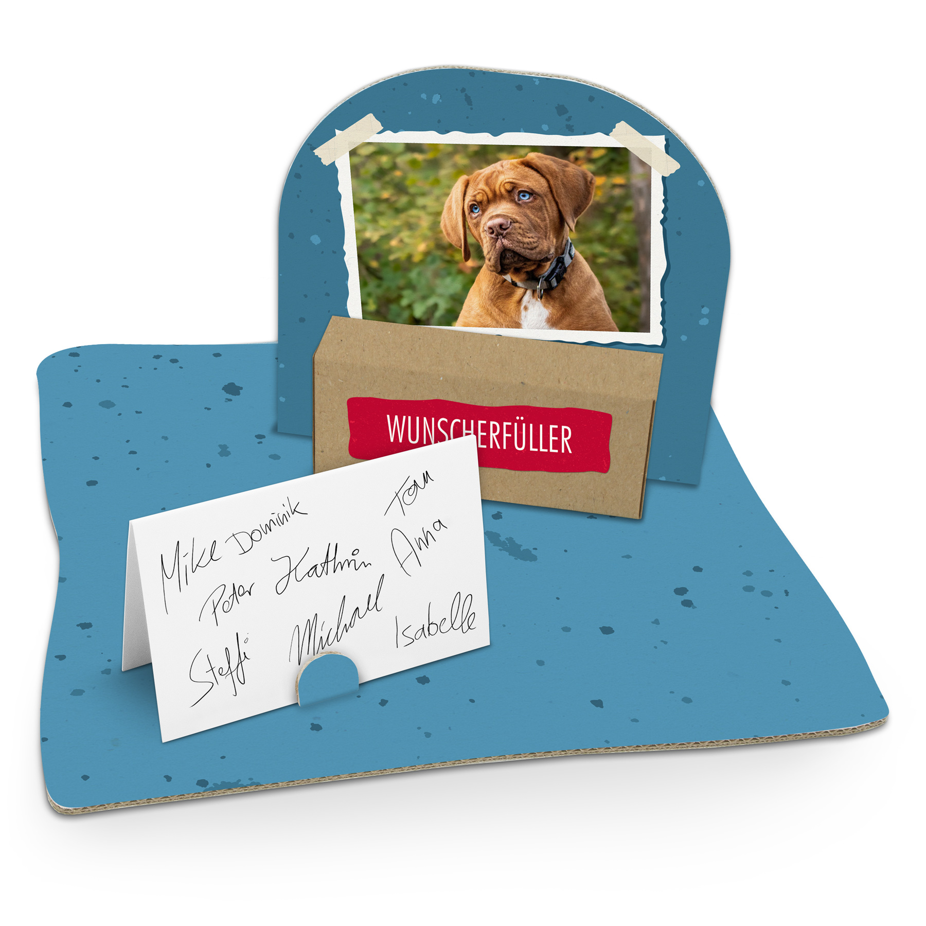 itenga Geldgeschenkverpackung Hund Foto (Motiv 96) mit B...