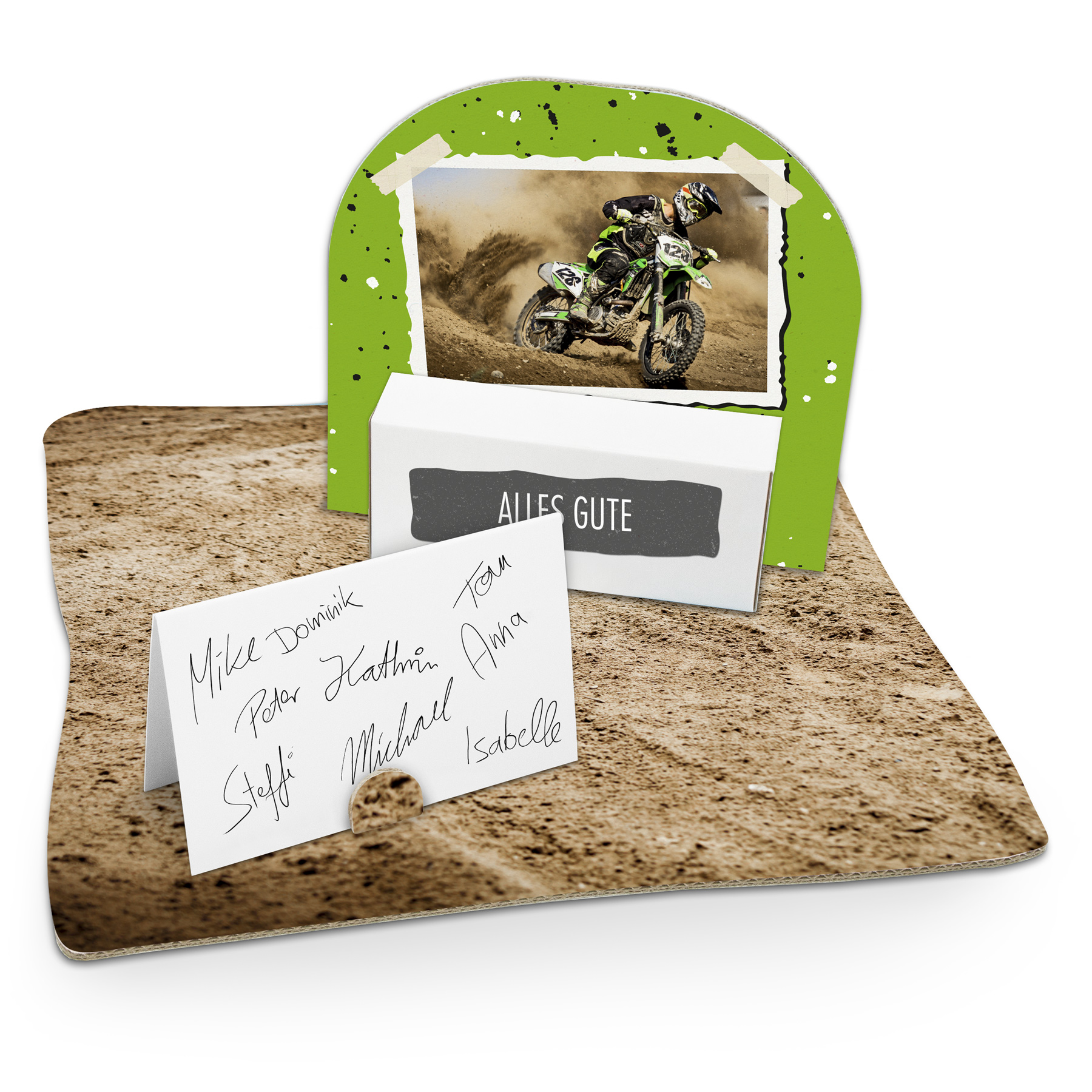 itenga Geldgeschenkverpackung Motocross (Motiv 101) mit ...