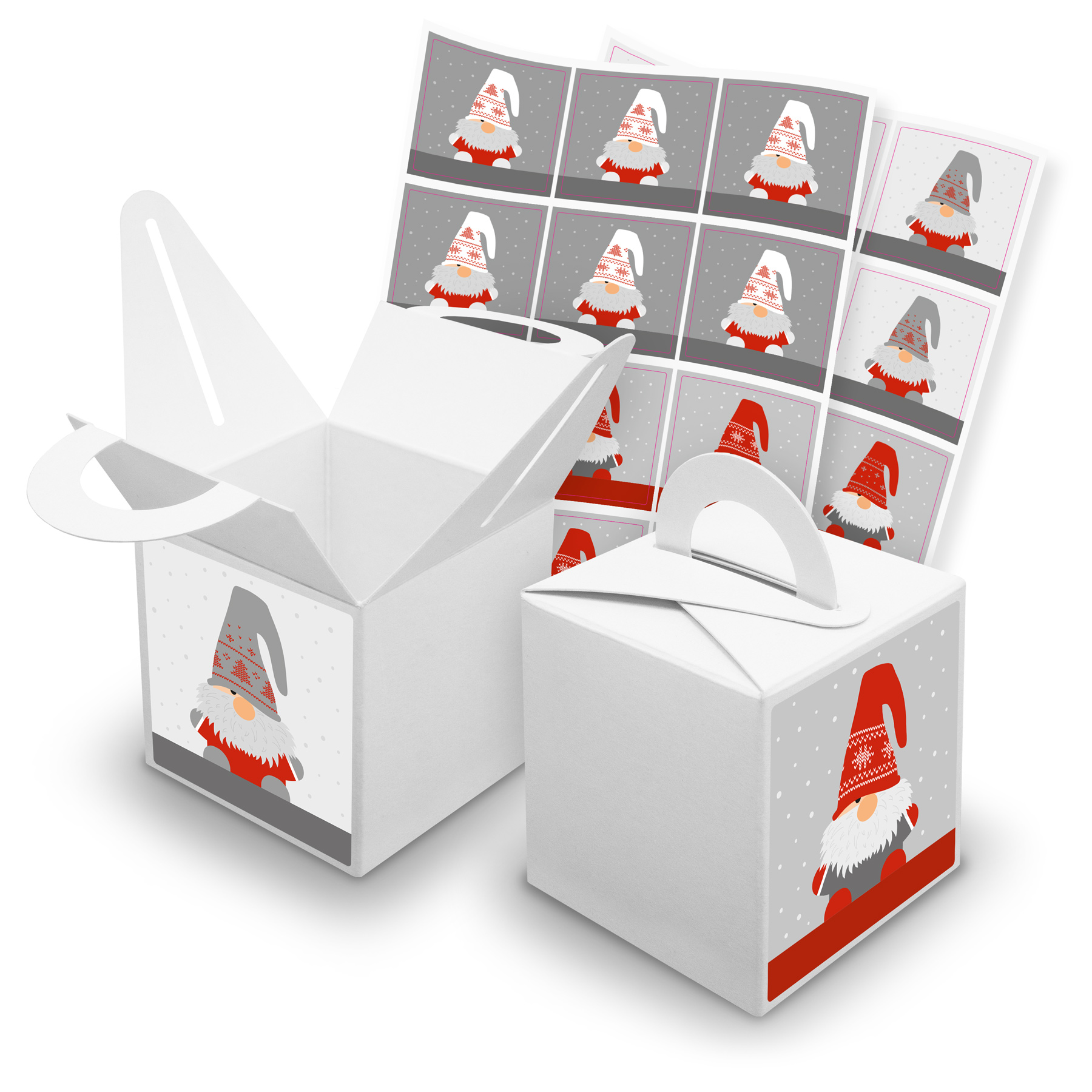 itenga SET V42 Wichtelbande quadratisch 24x W�rfelbox mi...