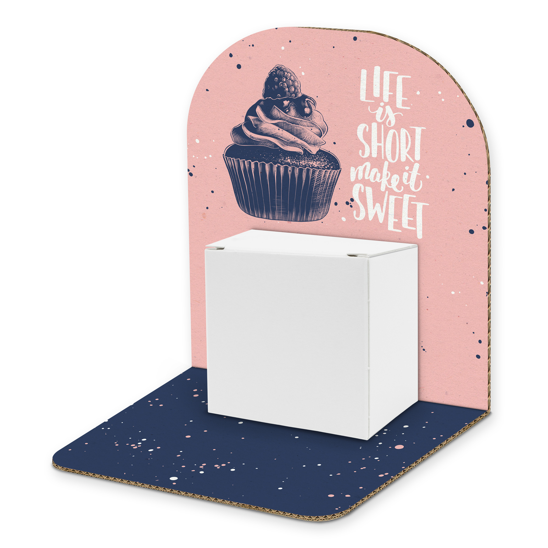 itenga Geldgeschenkverpackung Basic Cupcake I Aufsteller...
