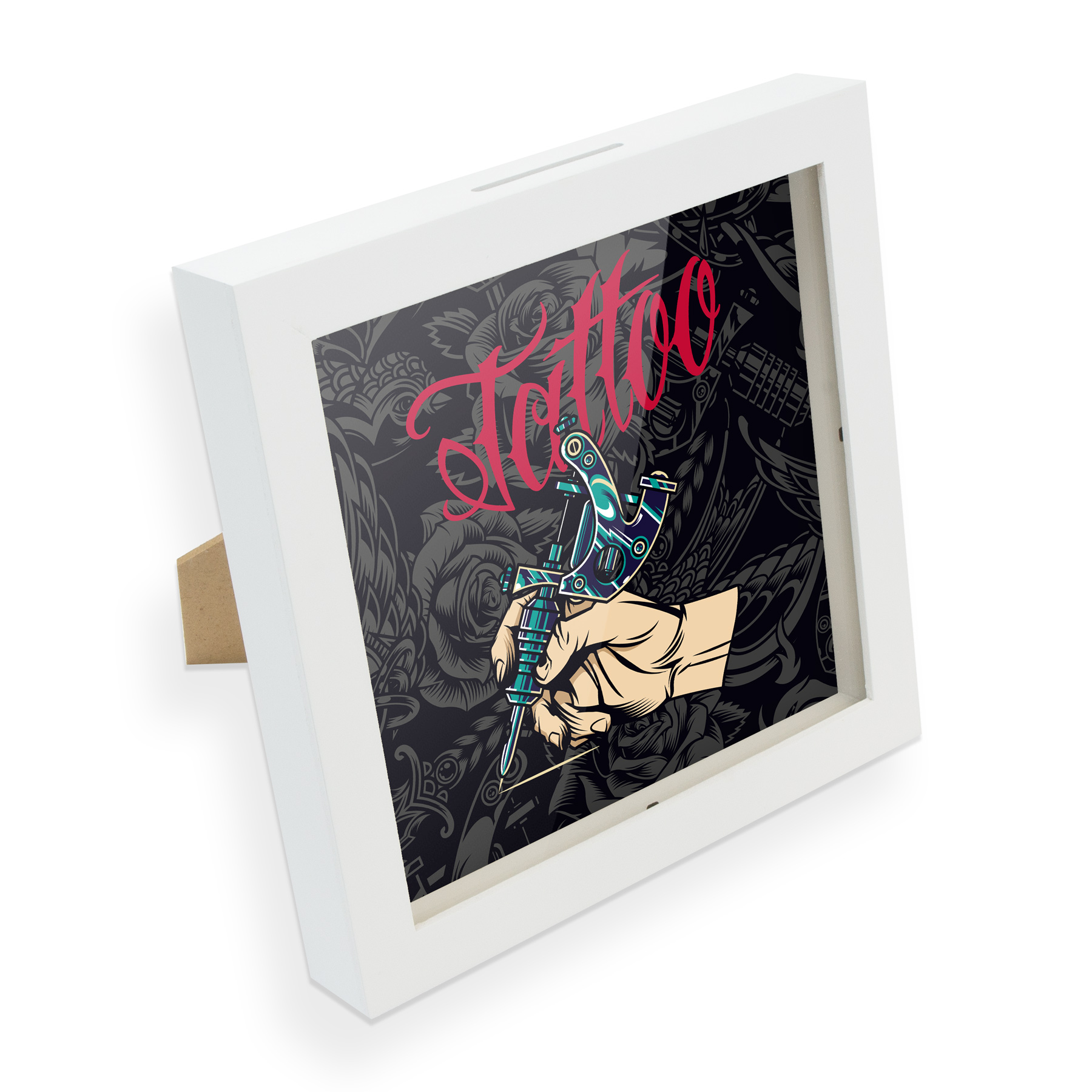 itenga Bilderrahmen Spardose Tattoo 2