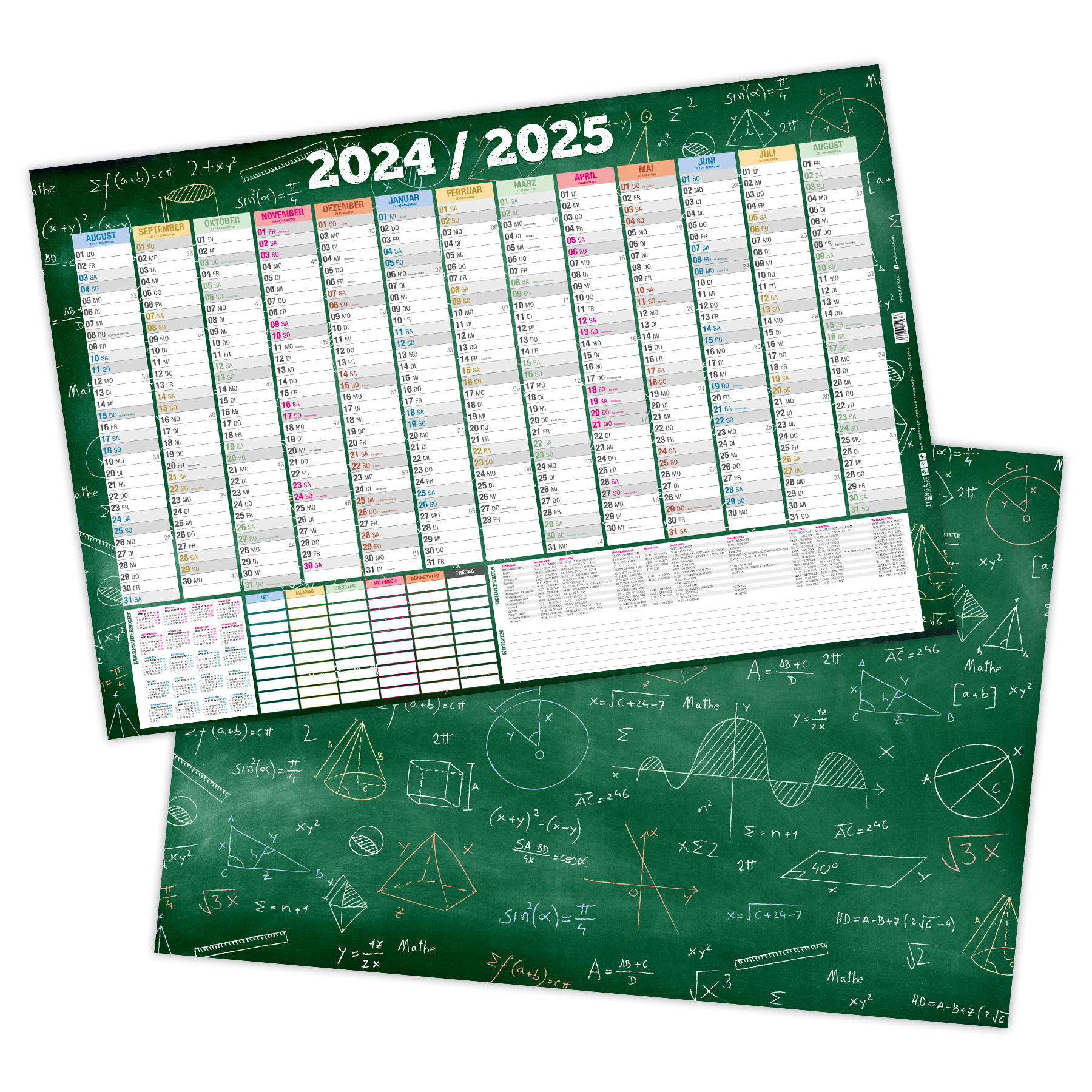 itenga Sch�lerkalender Schuljahr 2024 2025 DIN A4